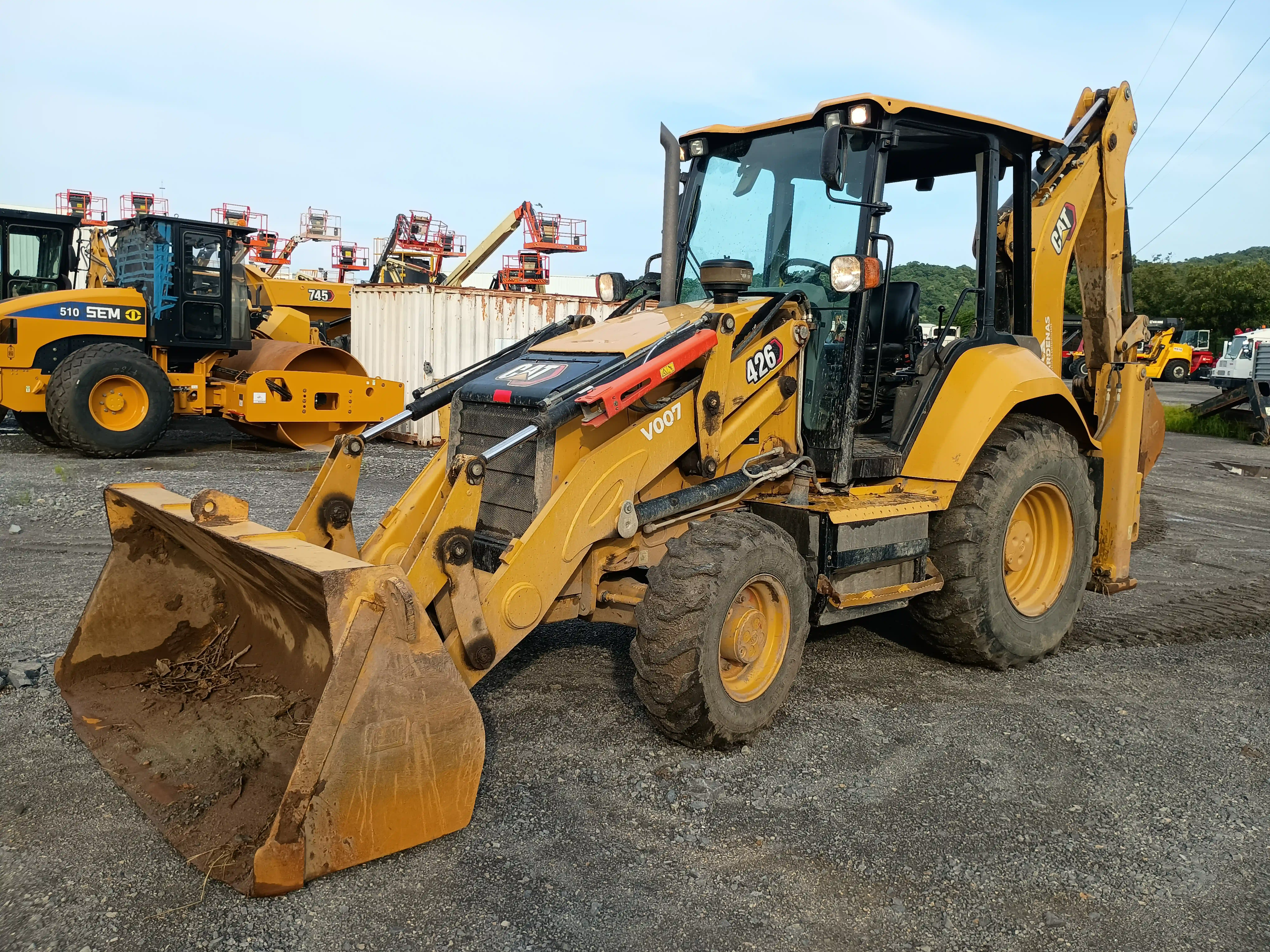 Retroexcavadora usada cat