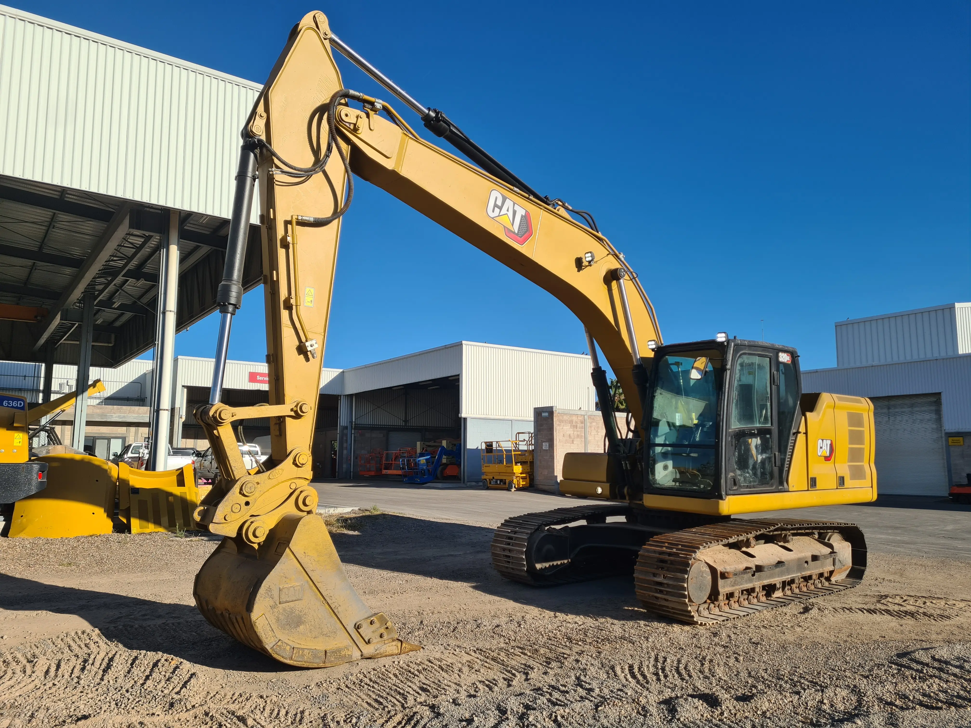 Excavadora usada cat