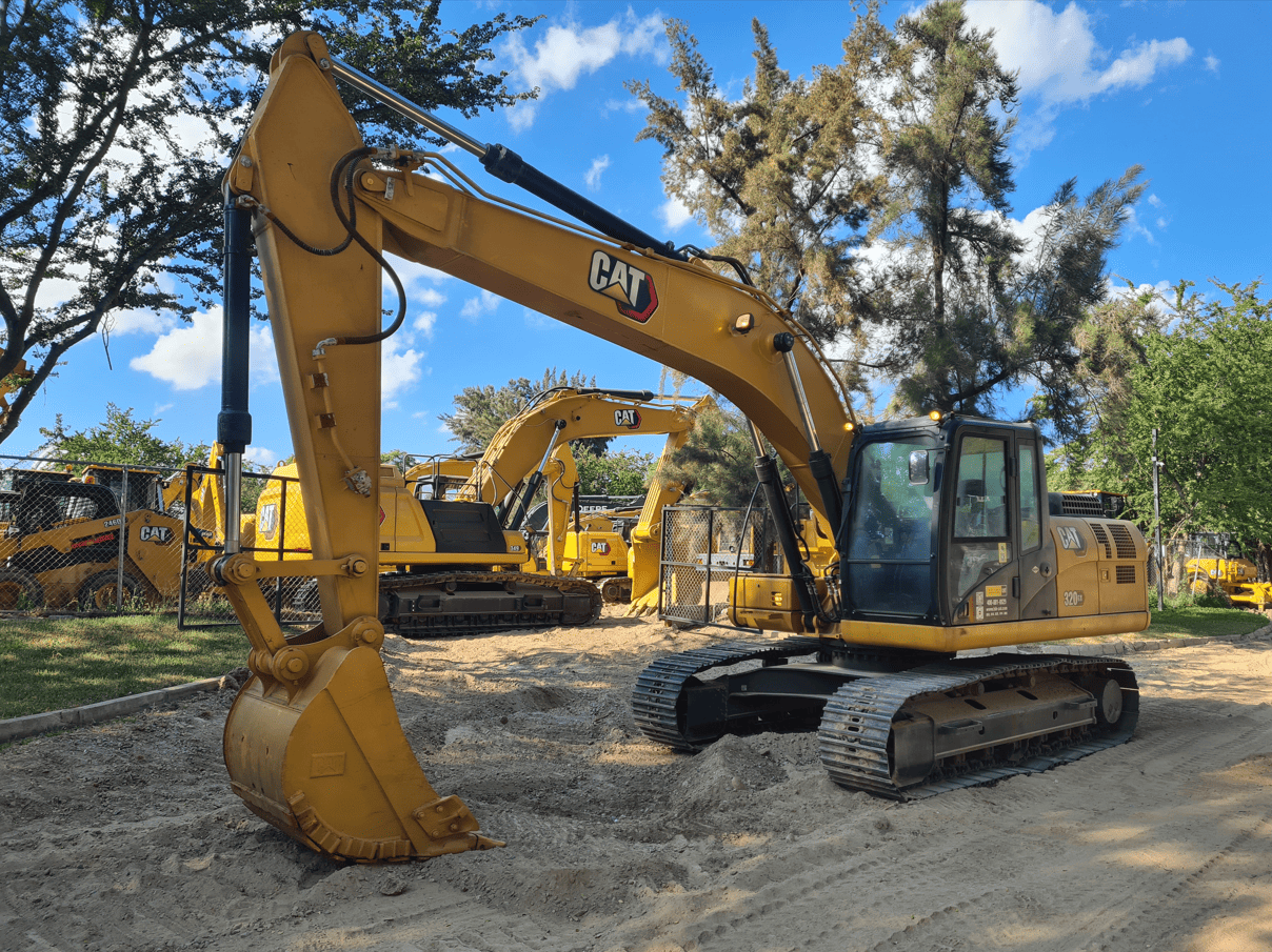 Excavadora usada cat