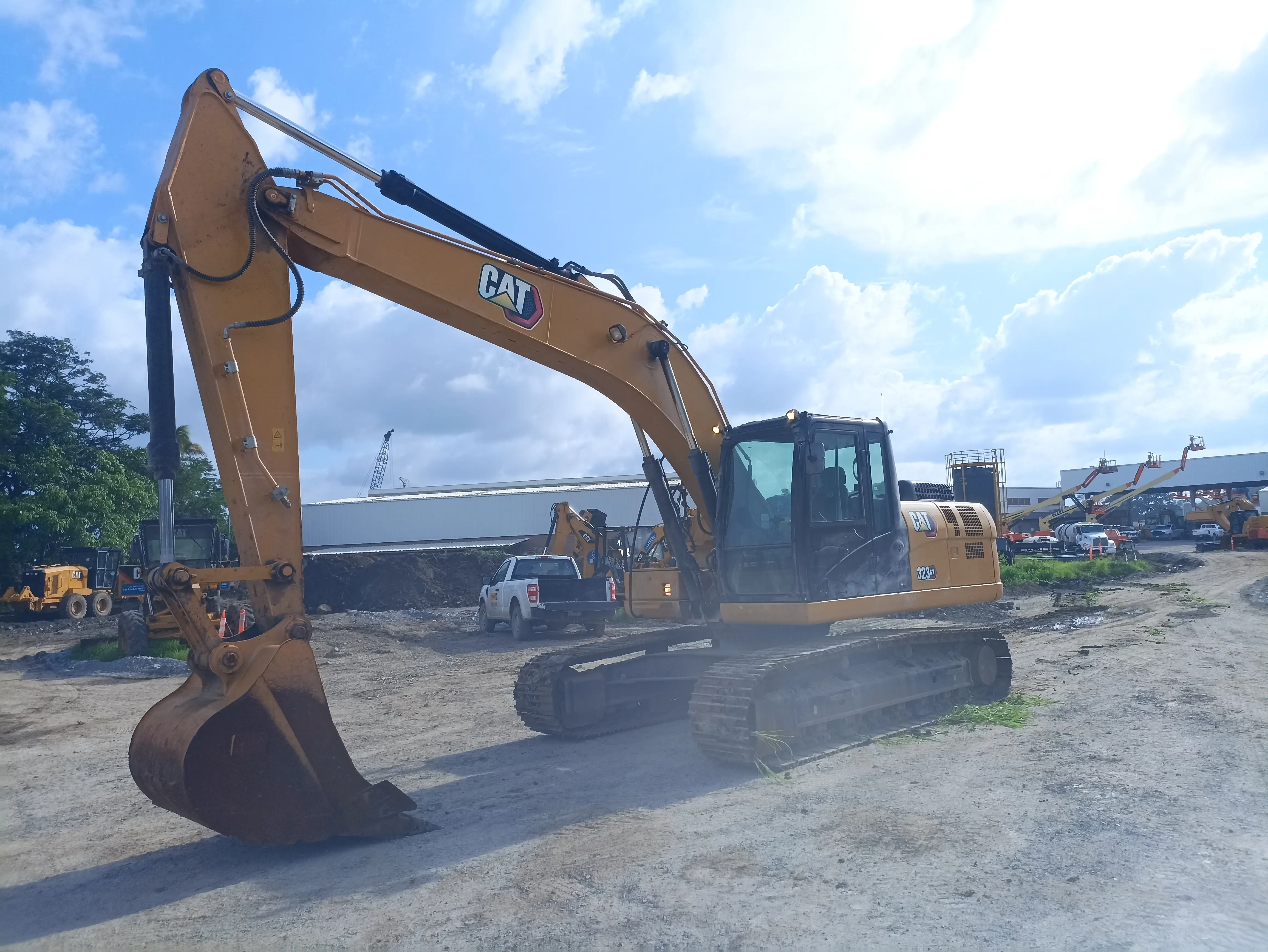 Excavadora usada cat