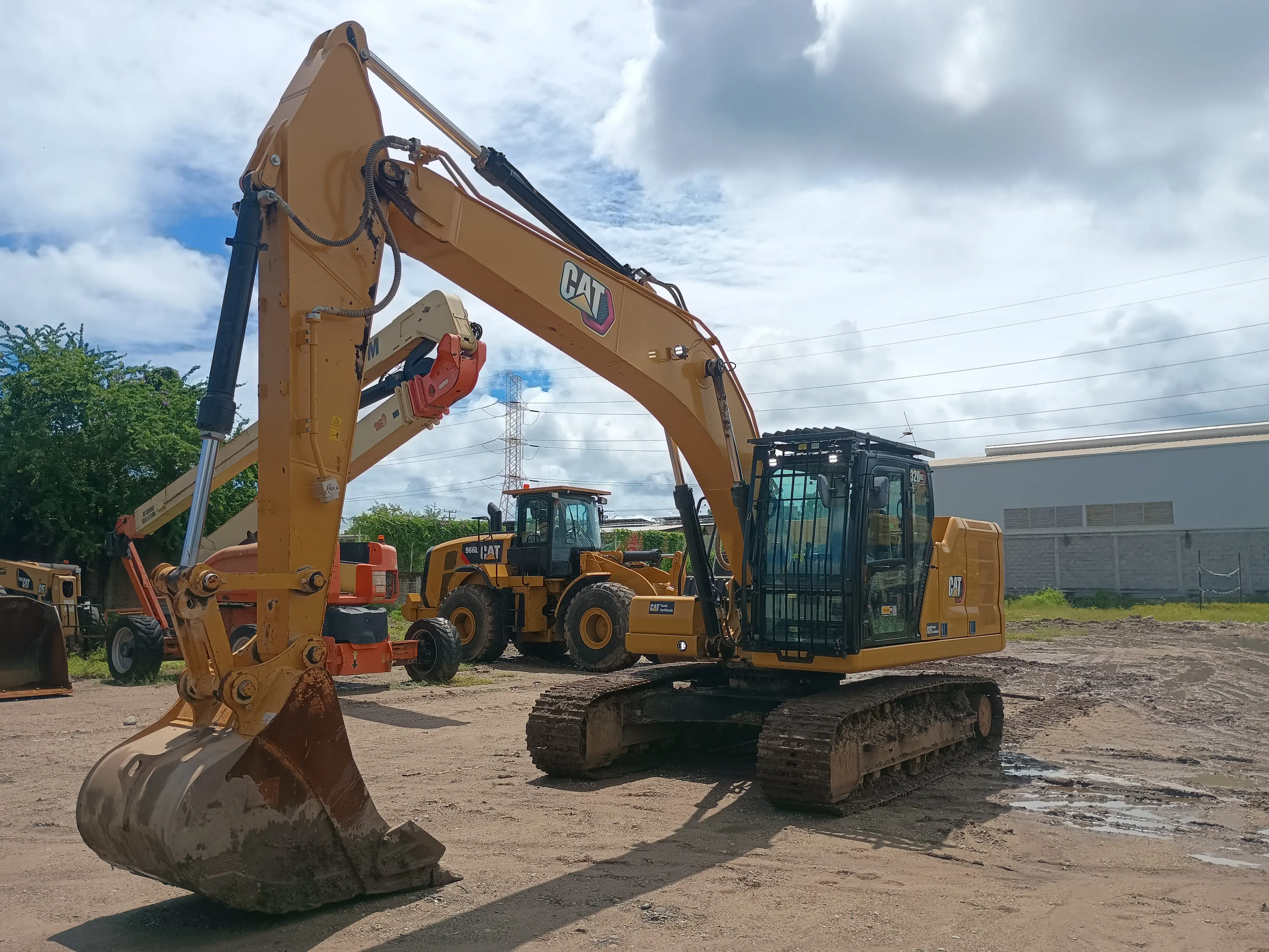 Excavadora usada cat