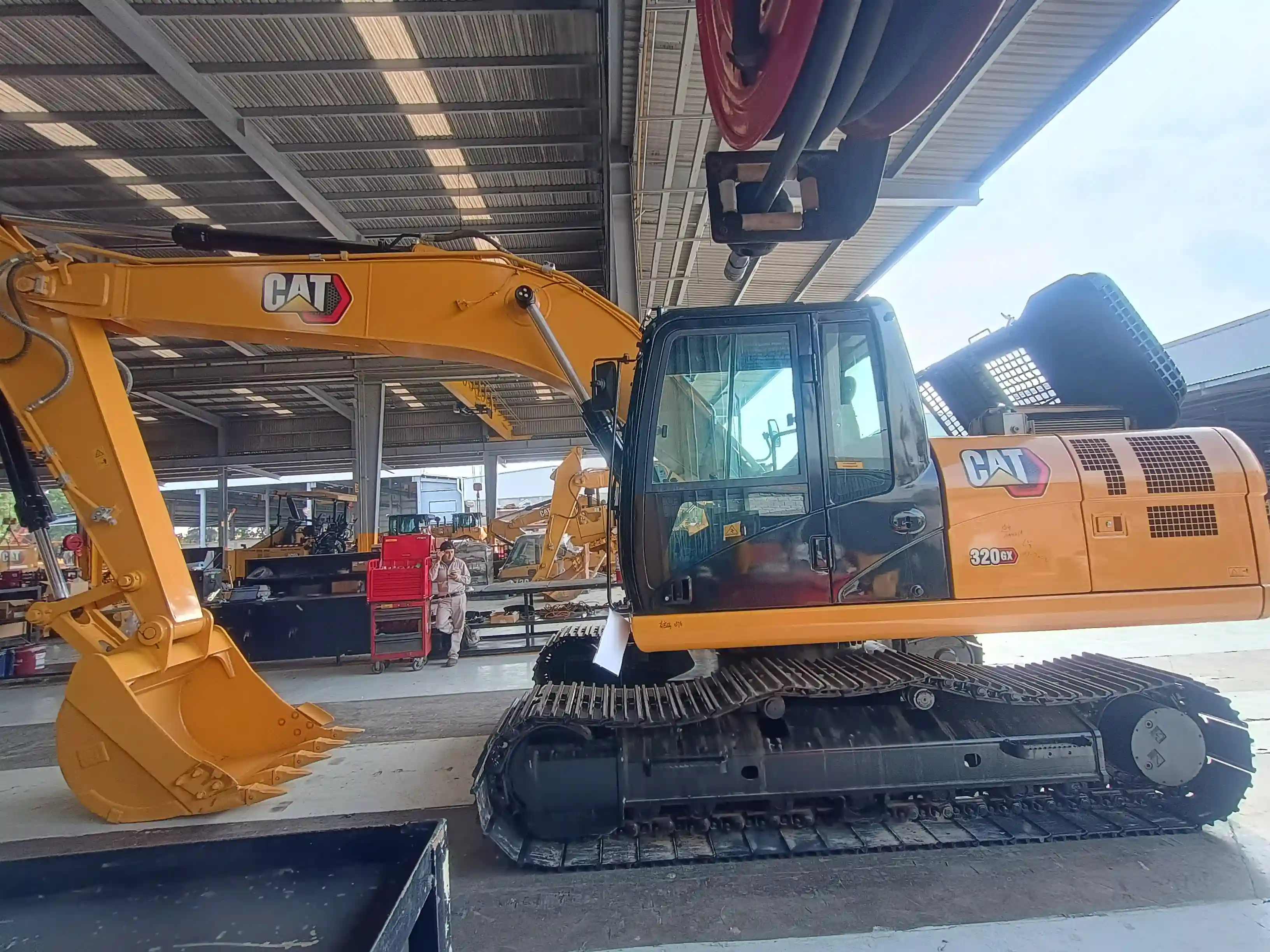 Excavadora usada cat