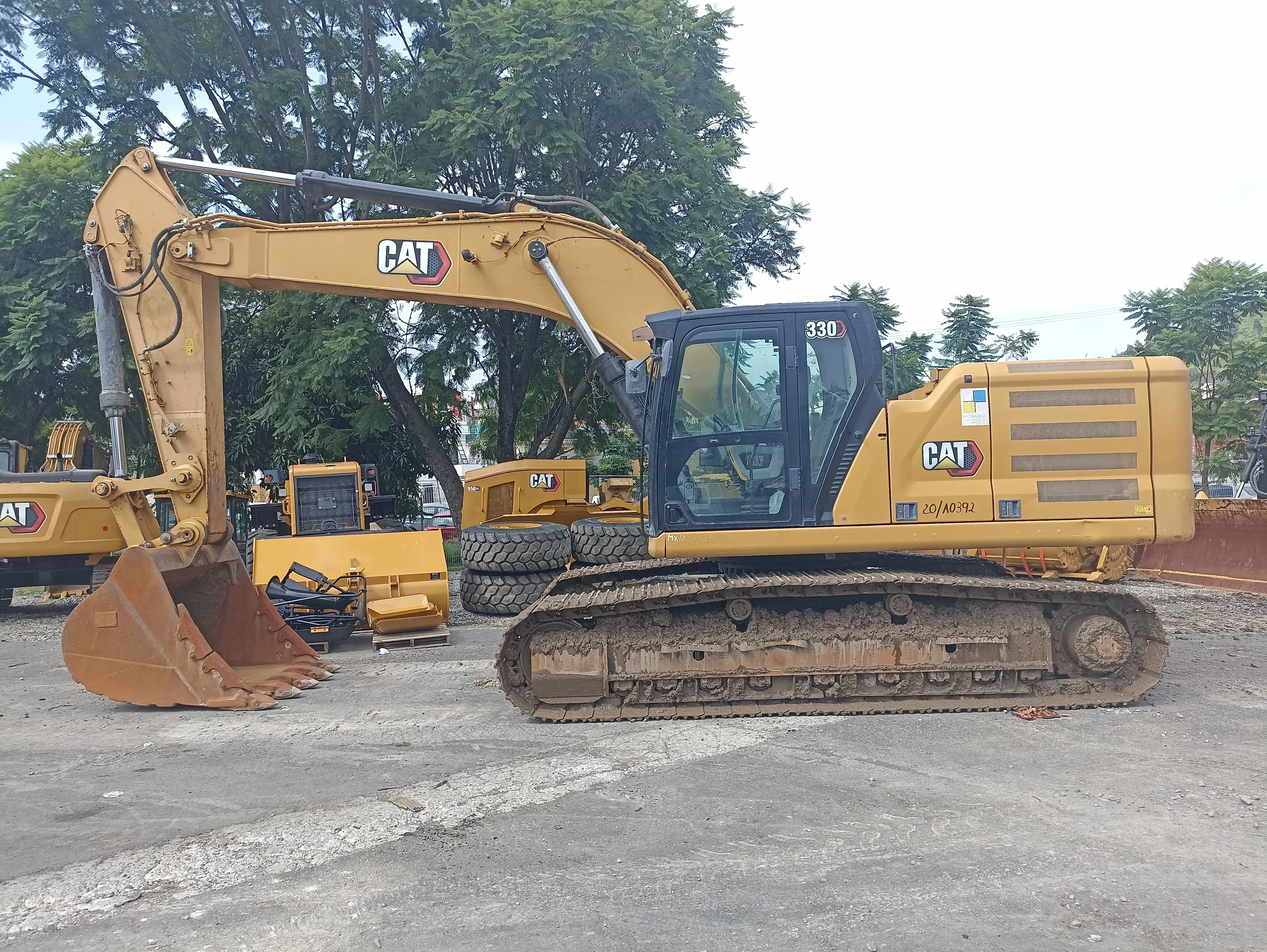 Excavadora usada cat