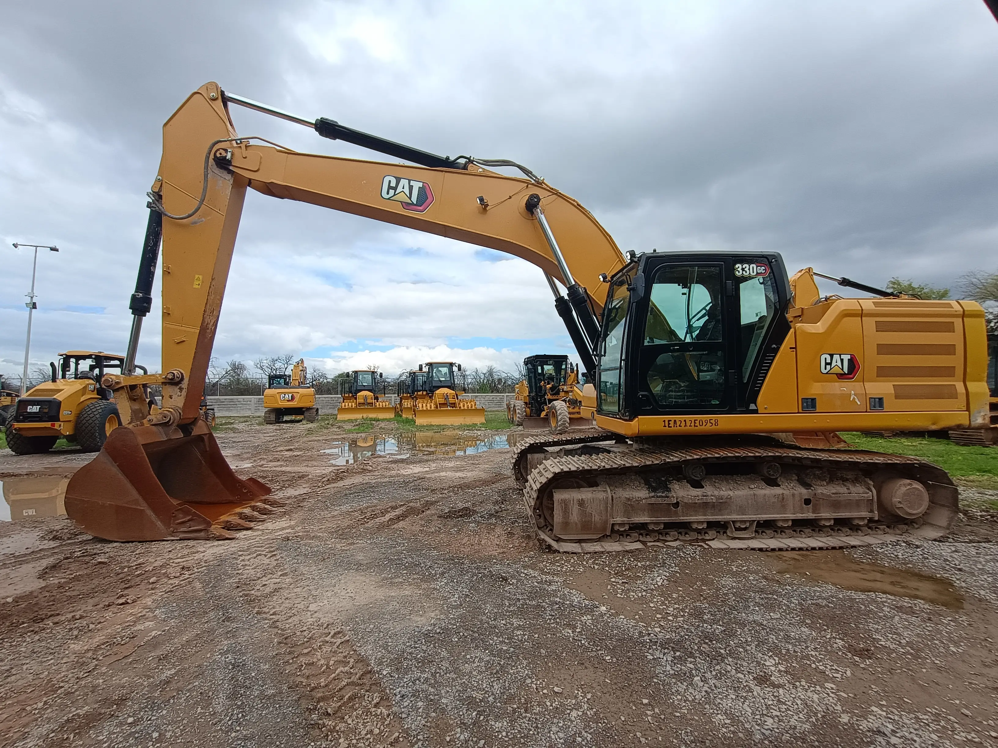 Excavadora usada cat