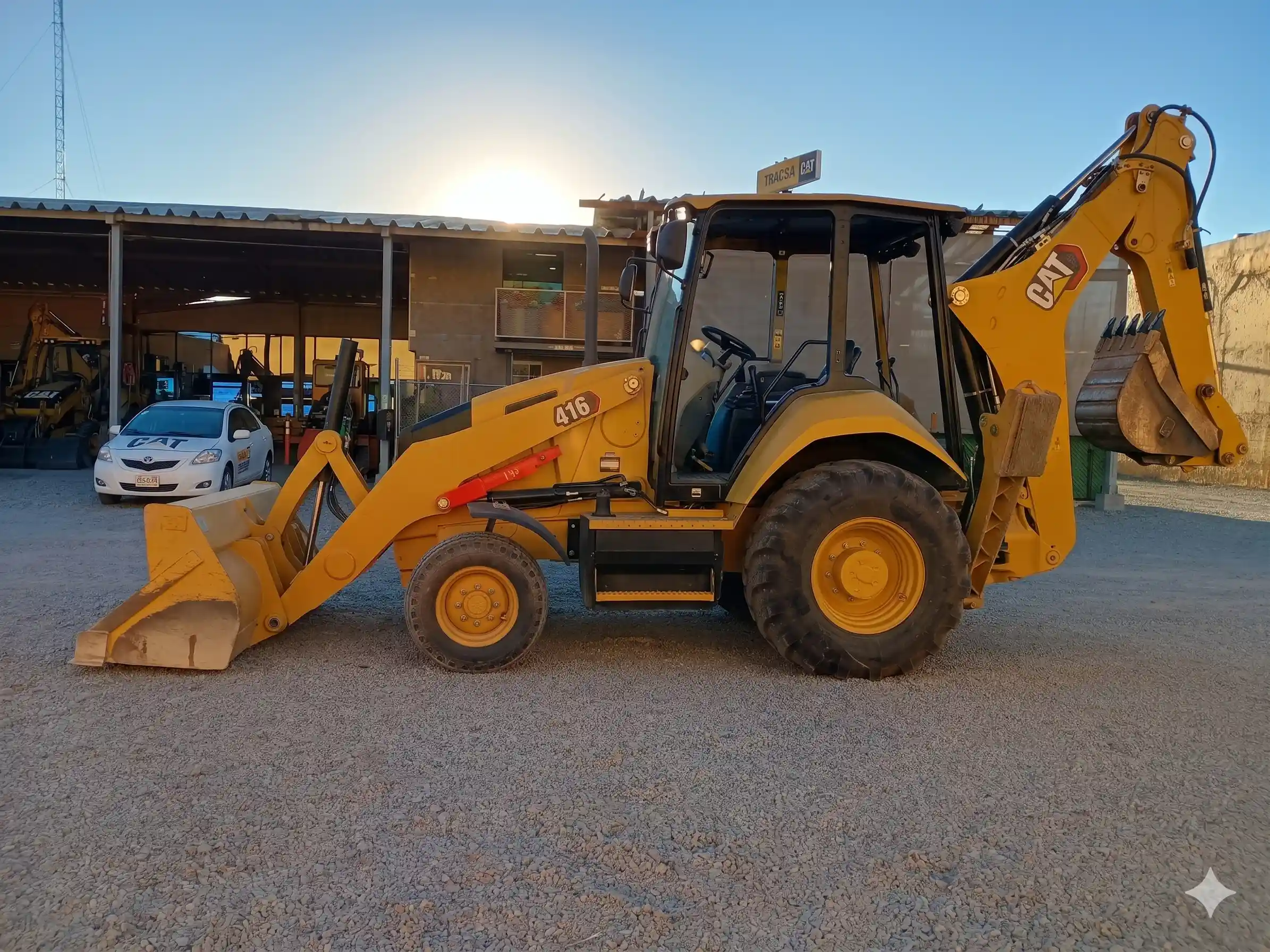Retroexcavadora usada cat