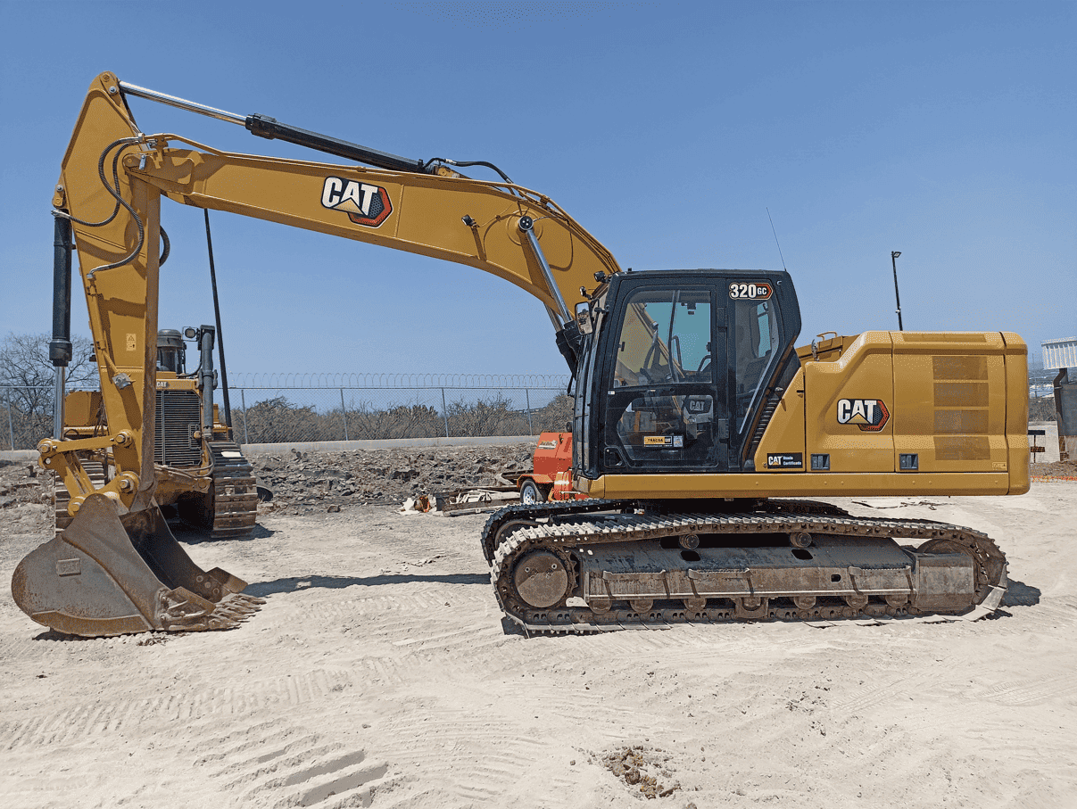 Excavadora usada cat