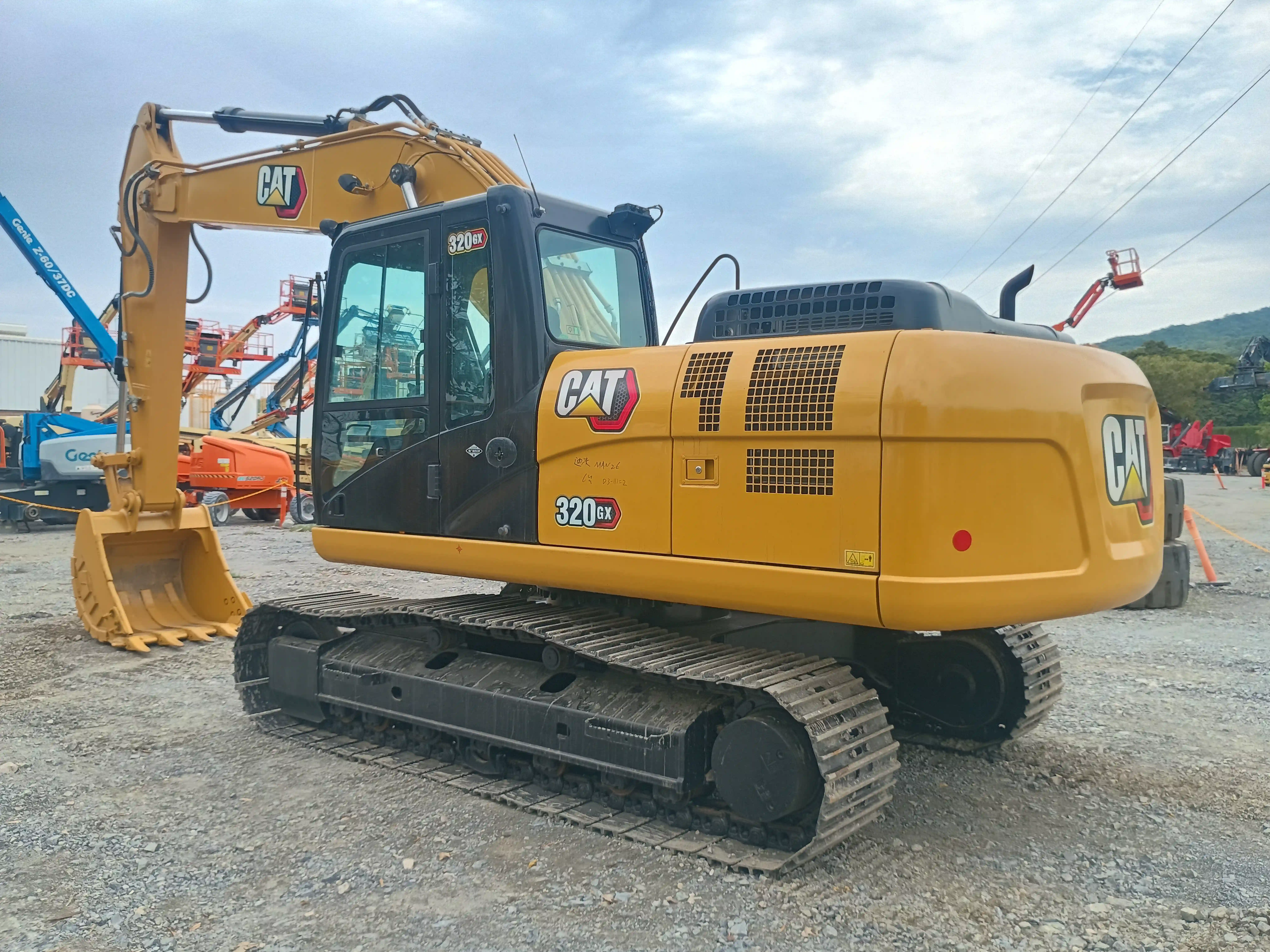 Excavadora usada cat