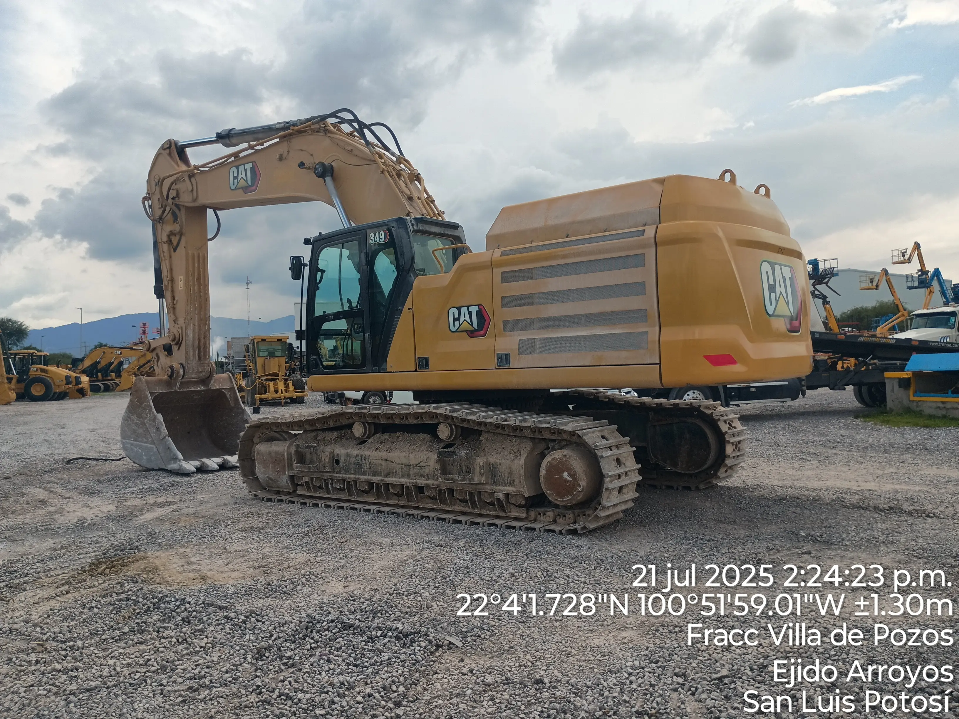 Excavadora usada cat