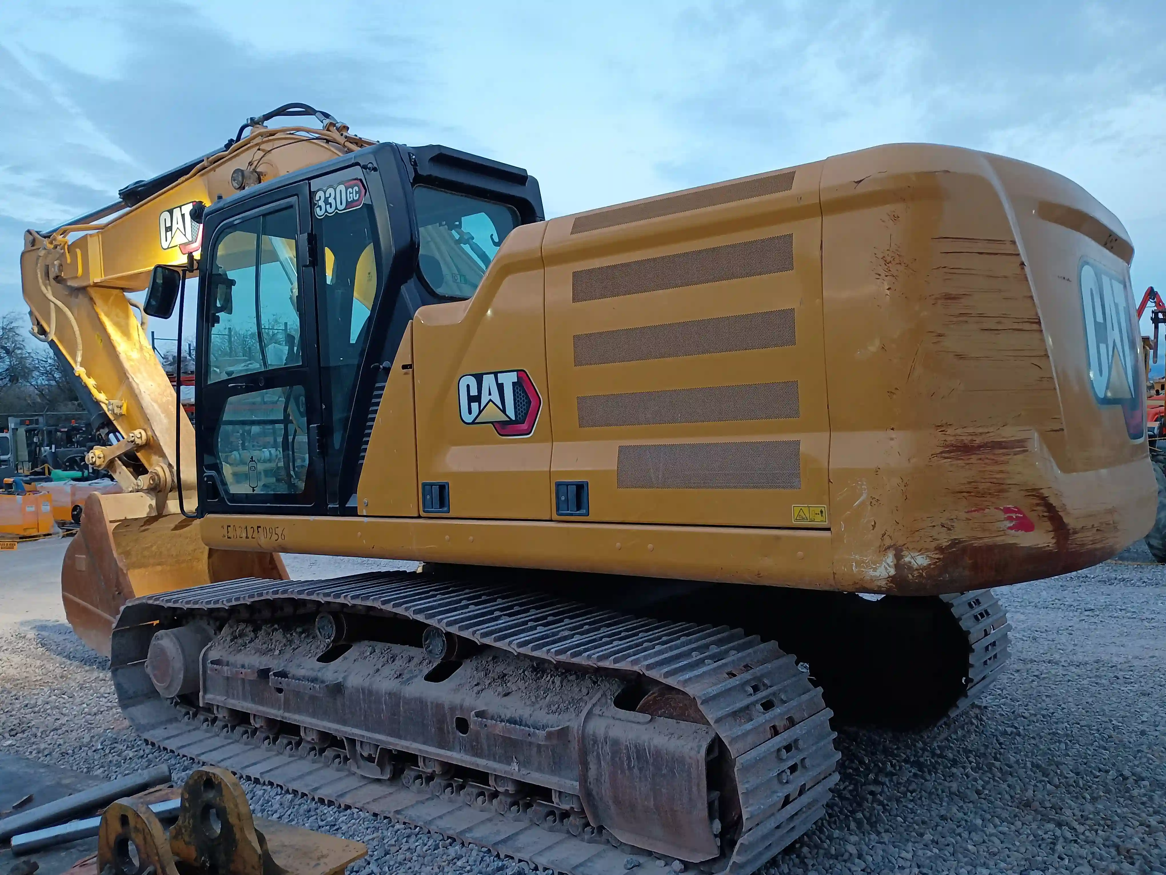 Excavadora usada cat