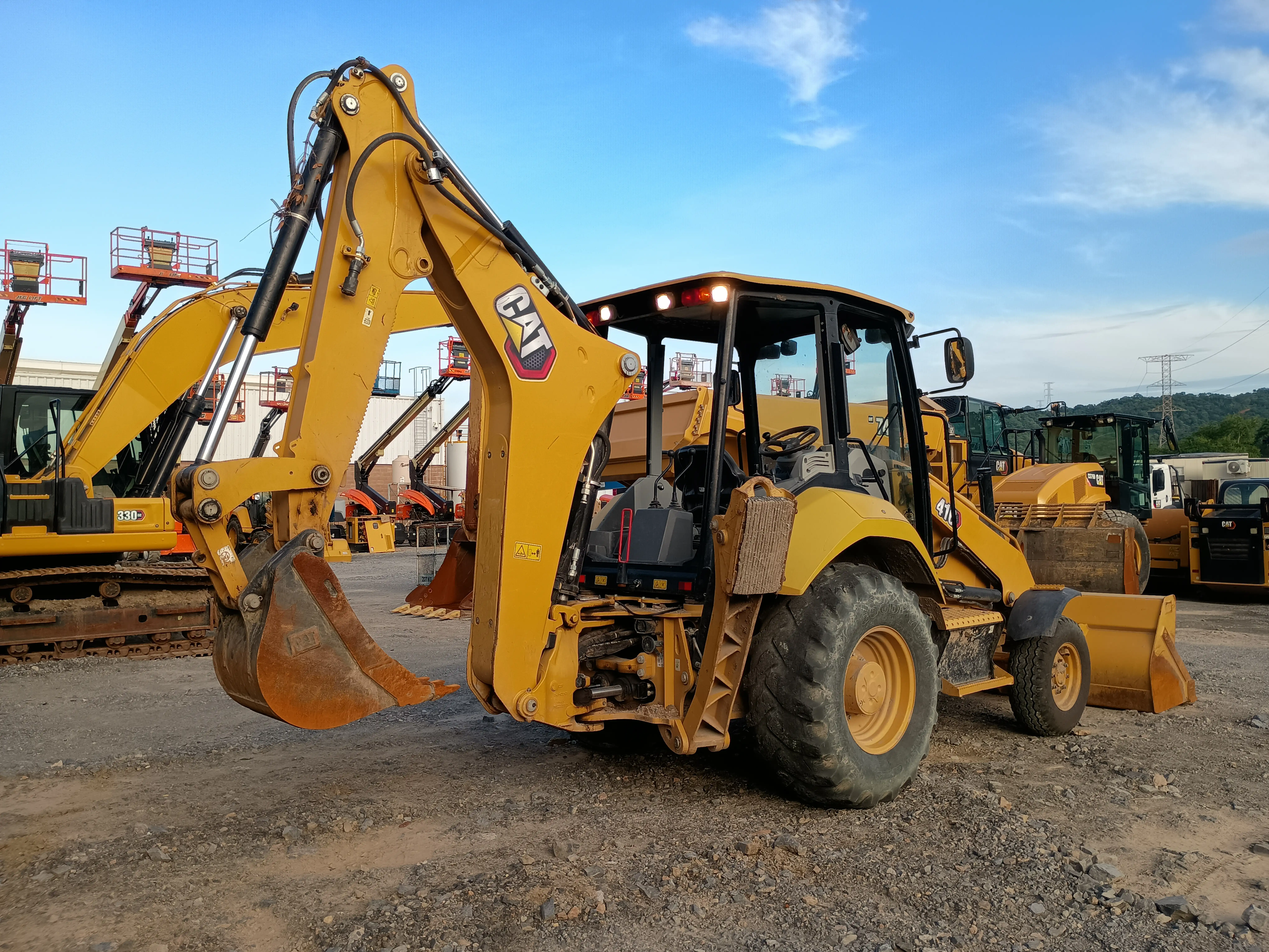 Retroexcavadora usada cat