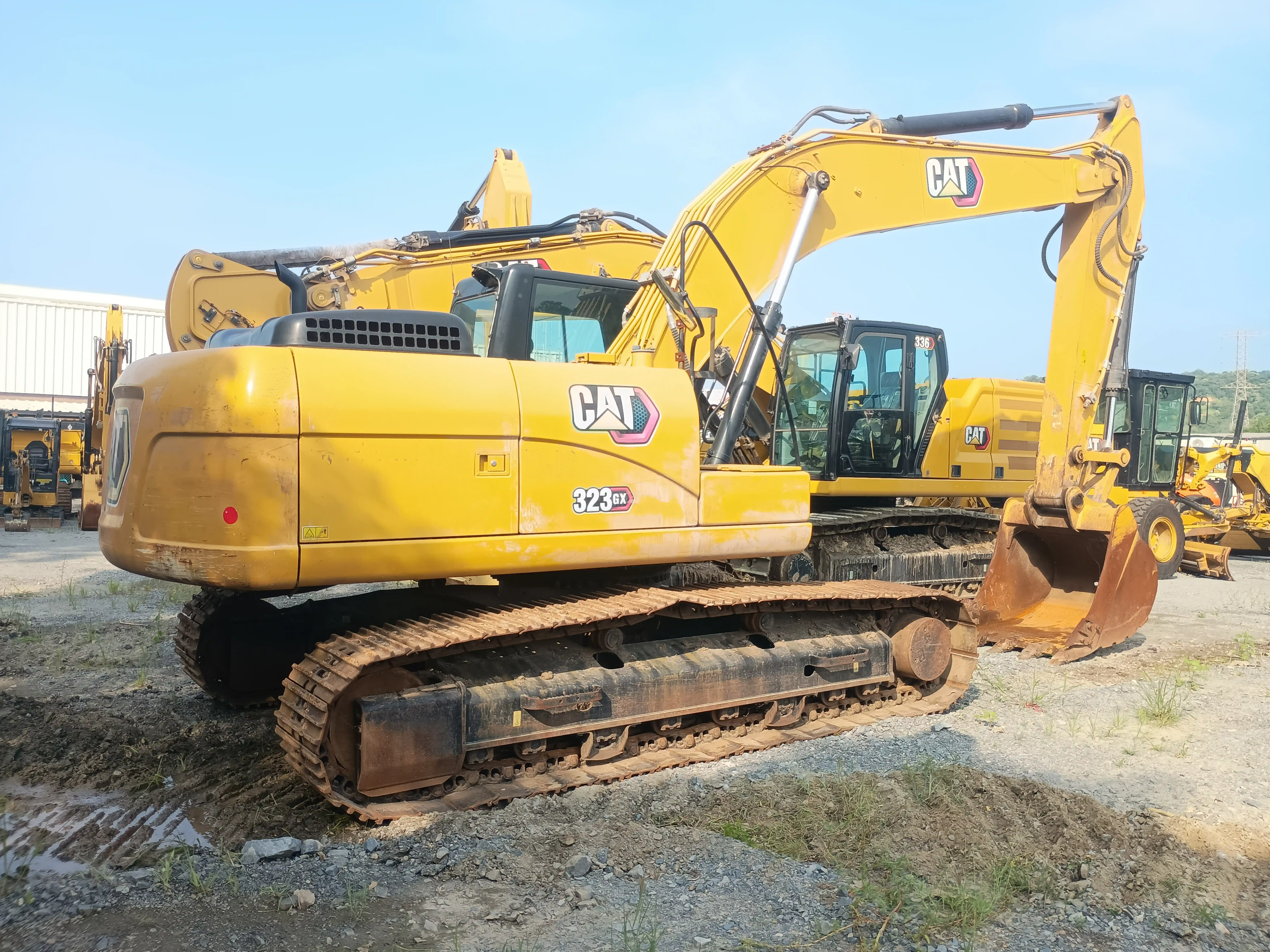 Excavadora usada cat