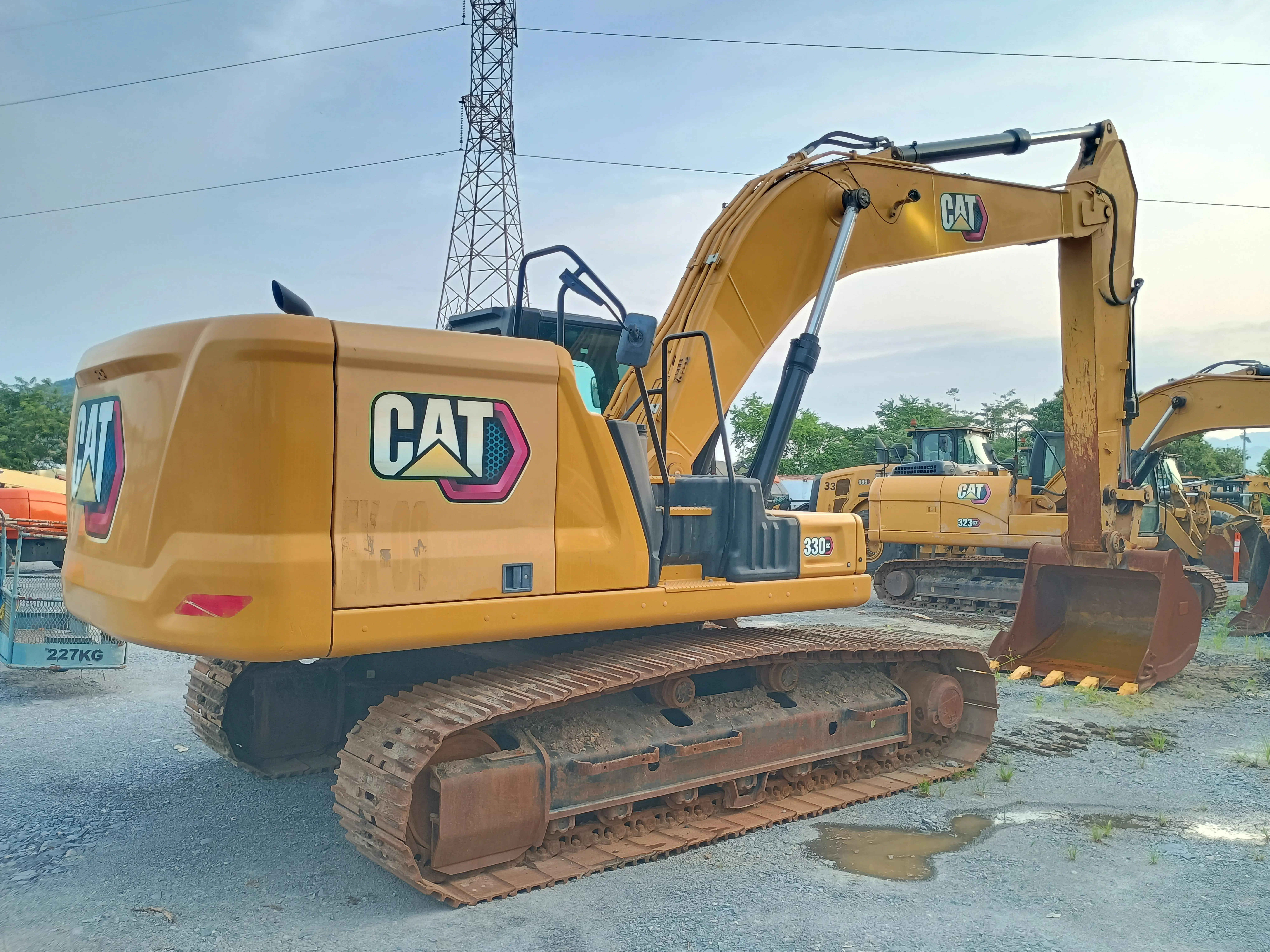 Excavadora usada cat