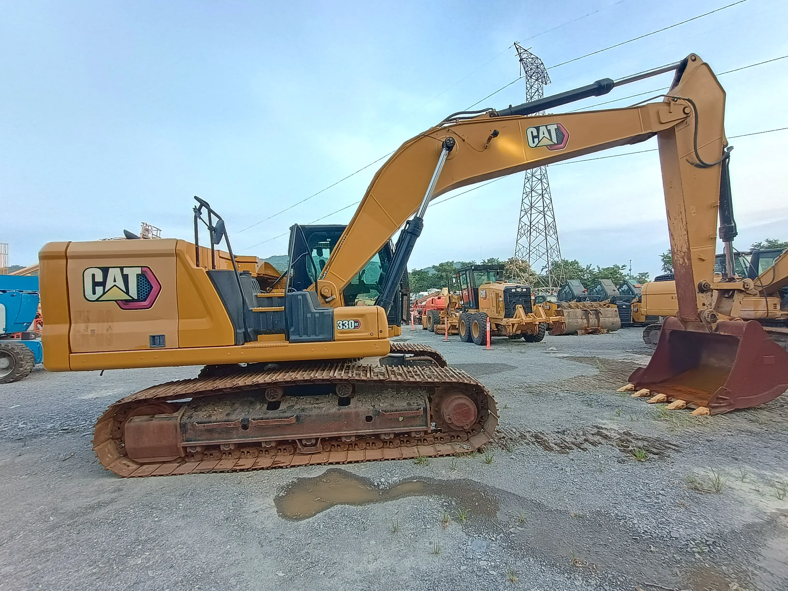 Excavadora usada cat