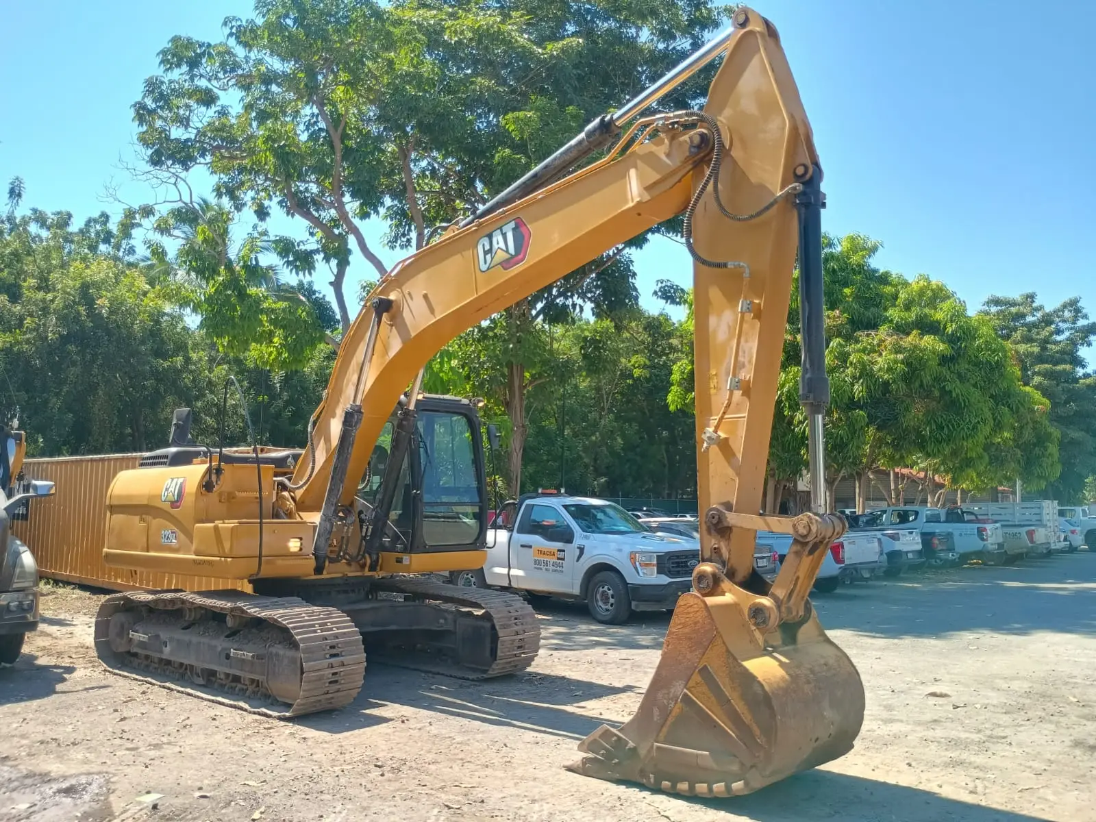 Excavadora usada cat