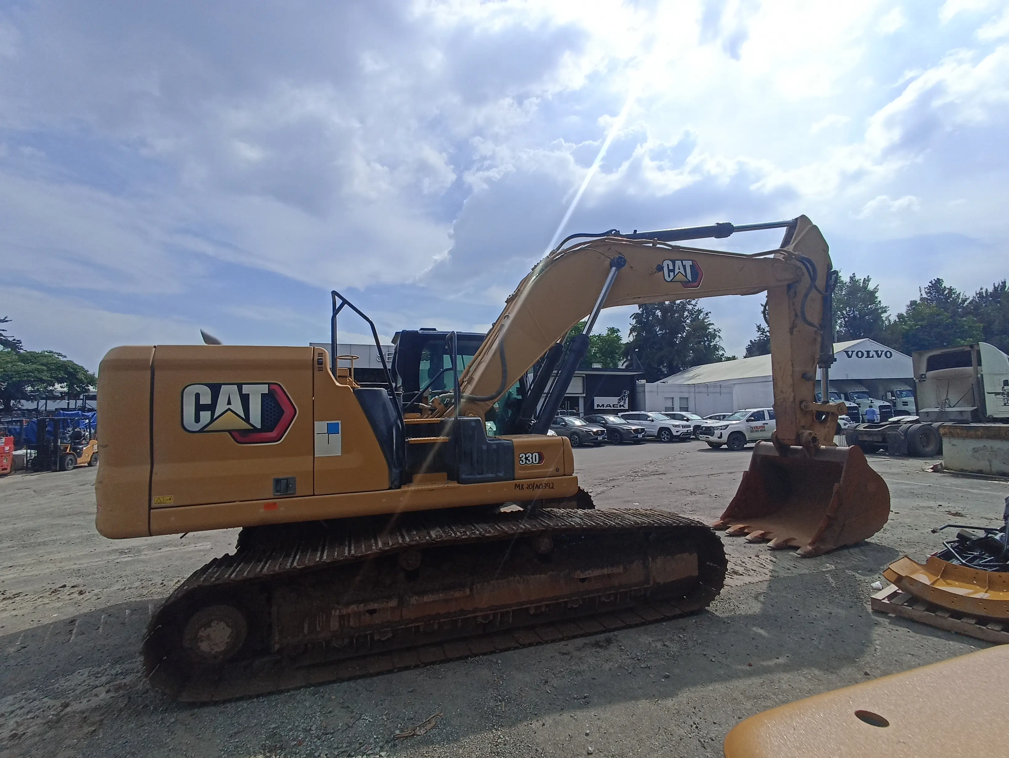 Excavadora usada cat