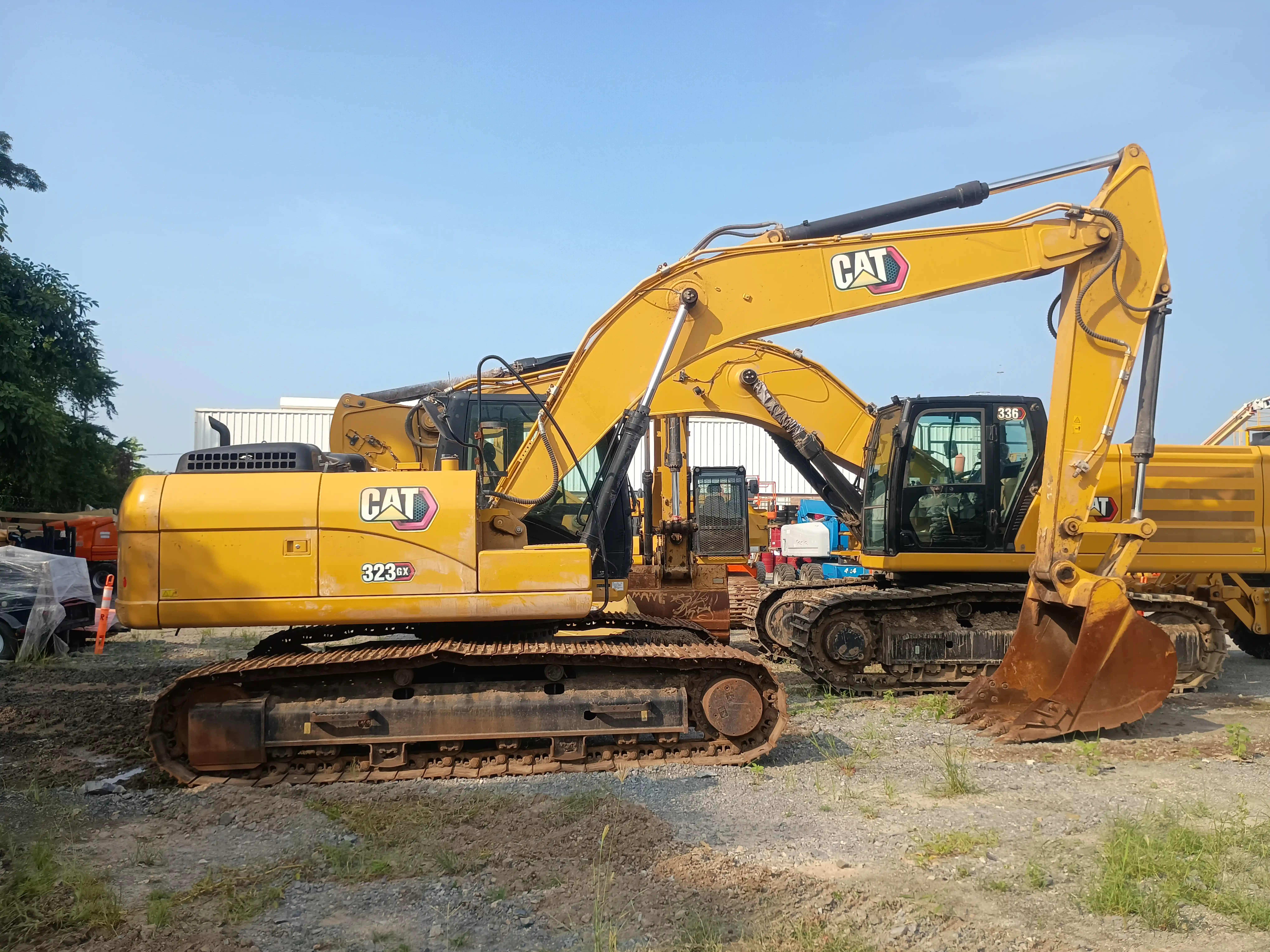 Excavadora usada cat