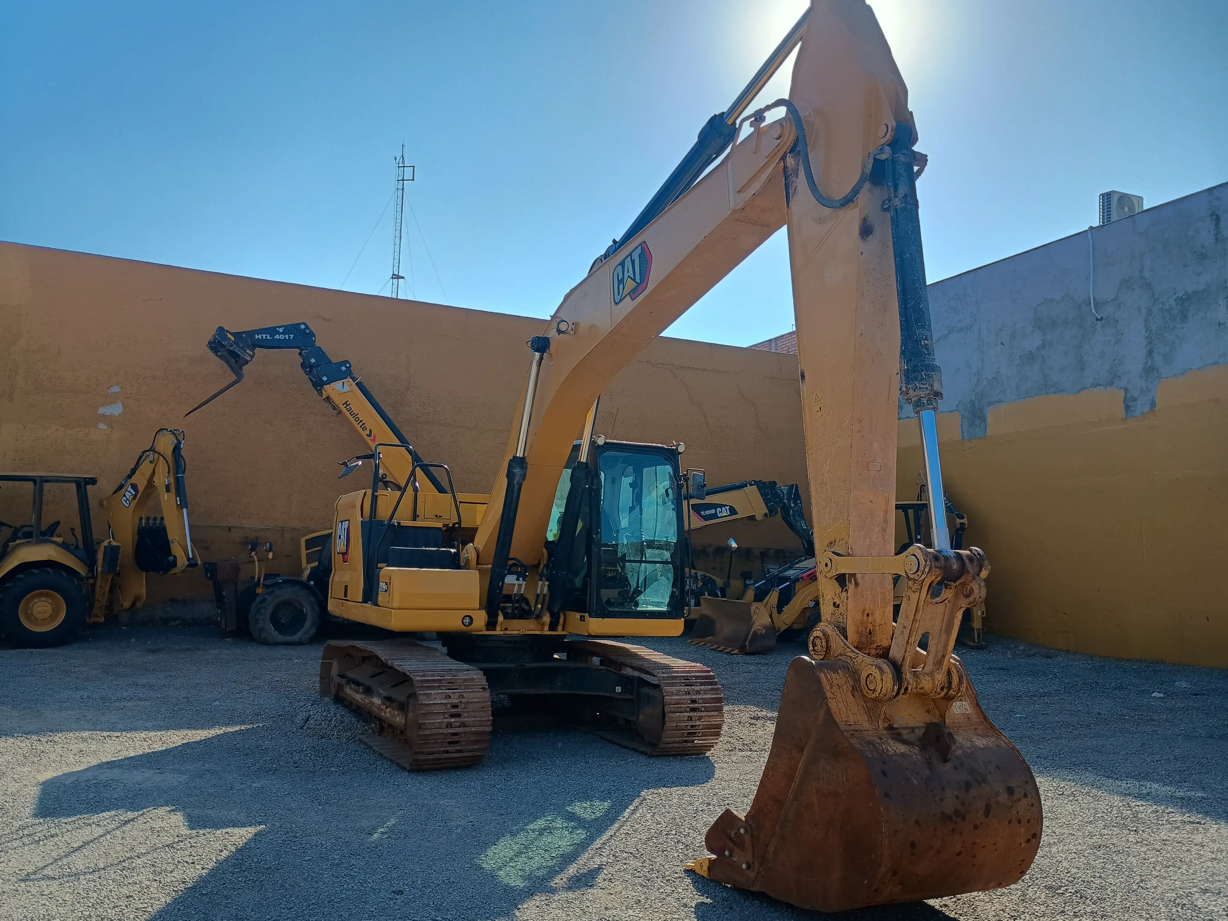 Excavadora usada cat