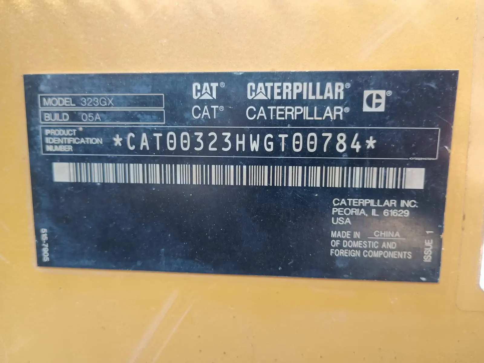 Excavadora usada cat