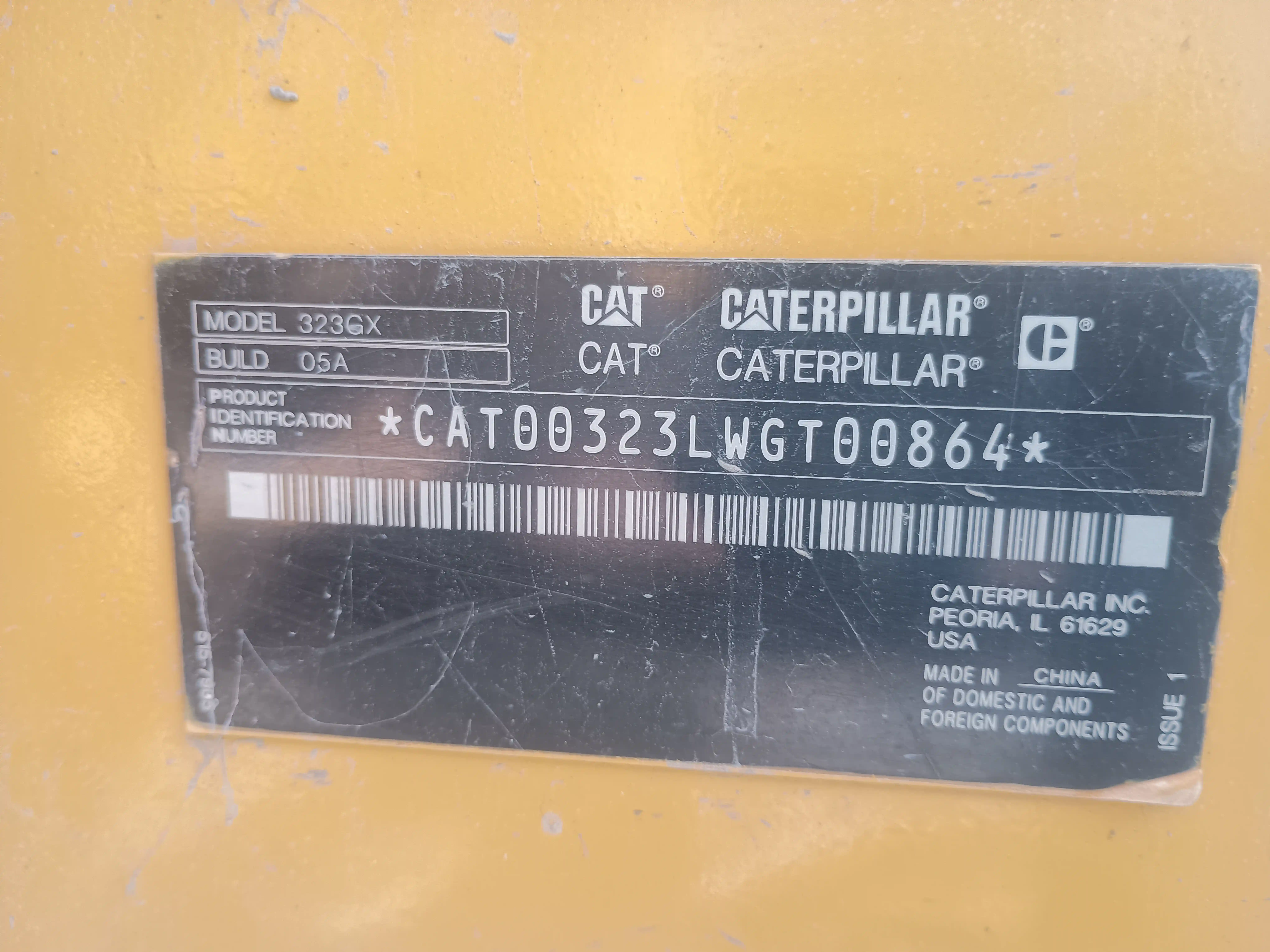 Excavadora usada cat