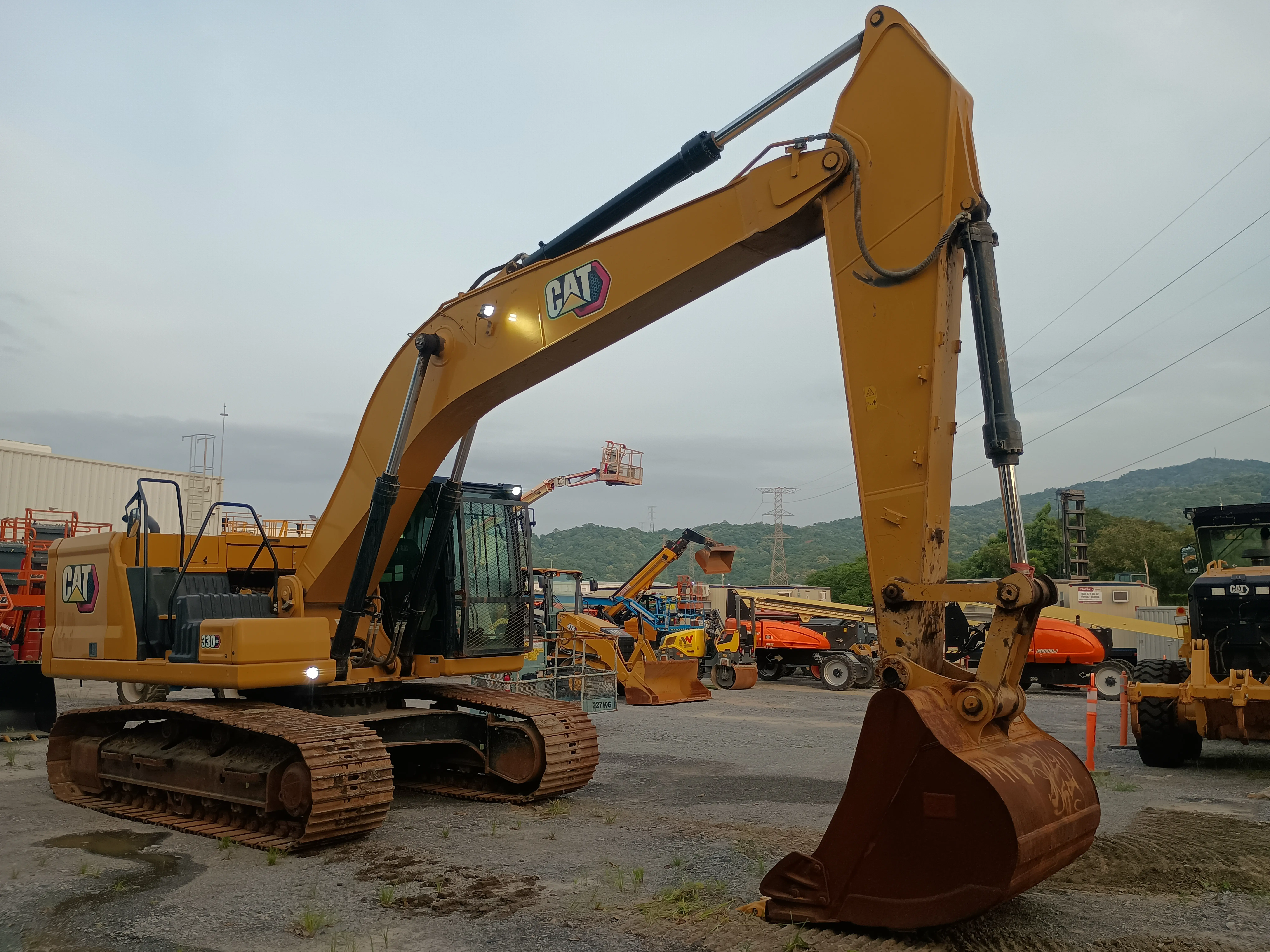 Excavadora usada cat