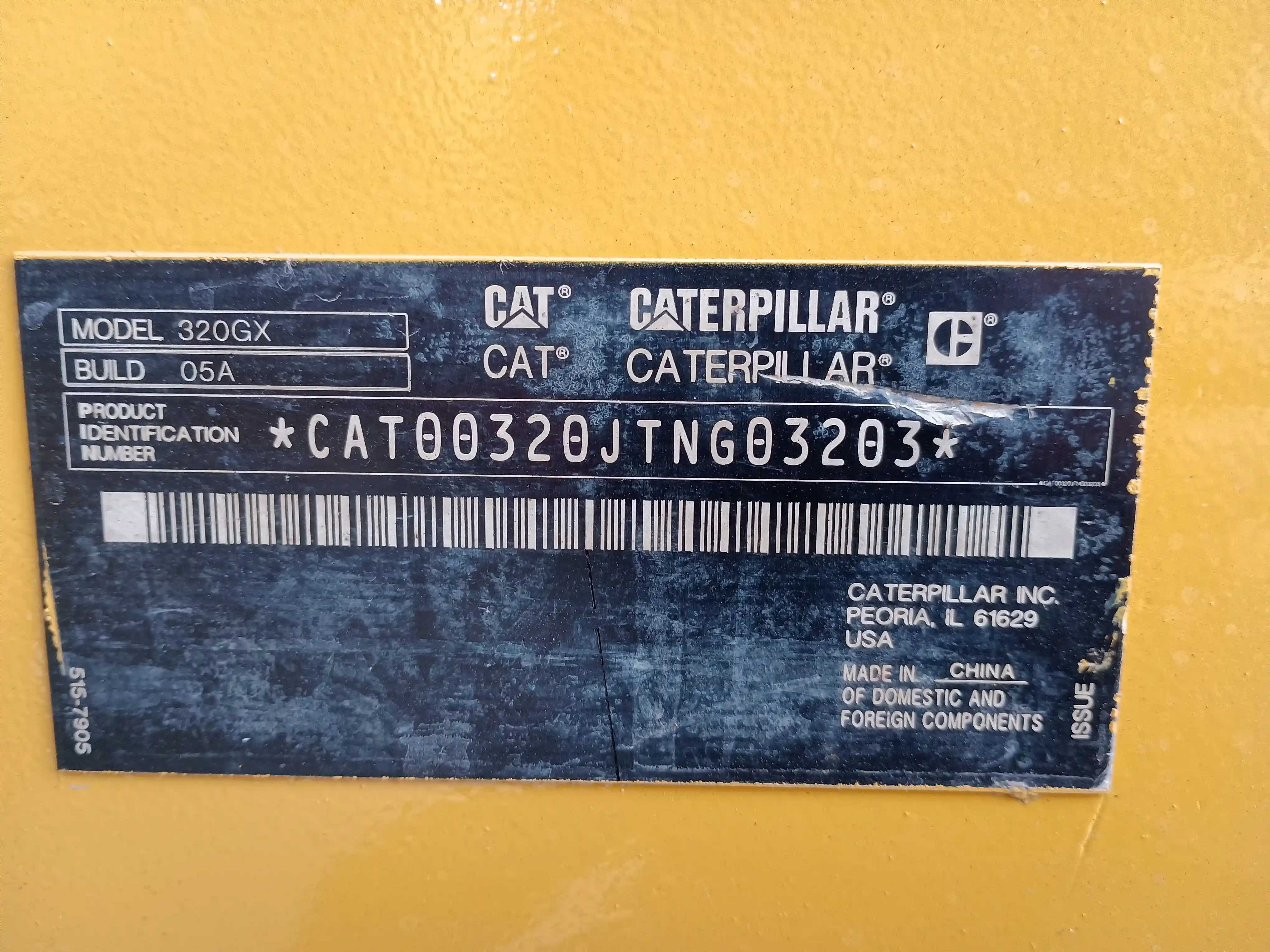 Excavadora usada cat