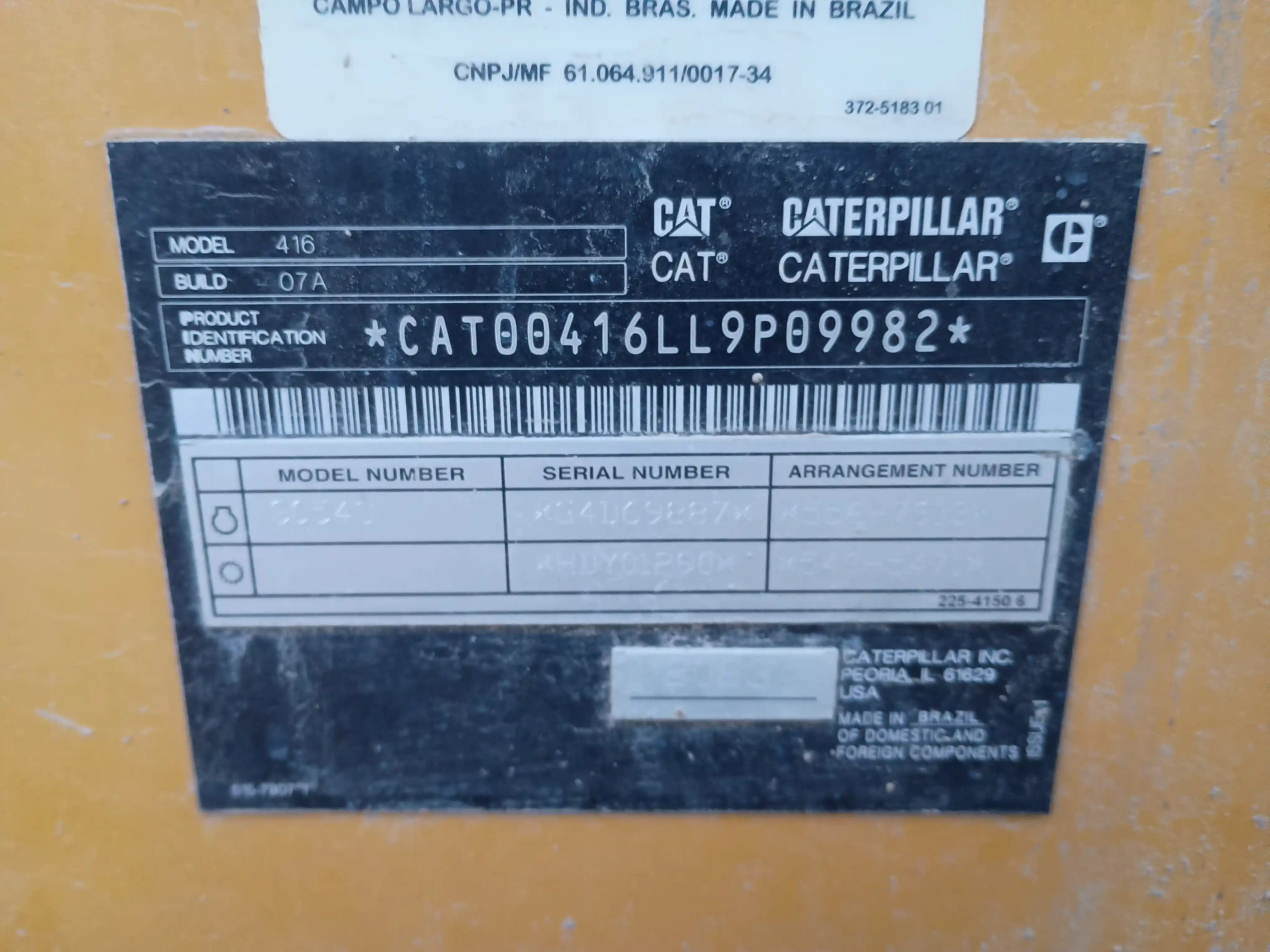 Retroexcavadora usada cat