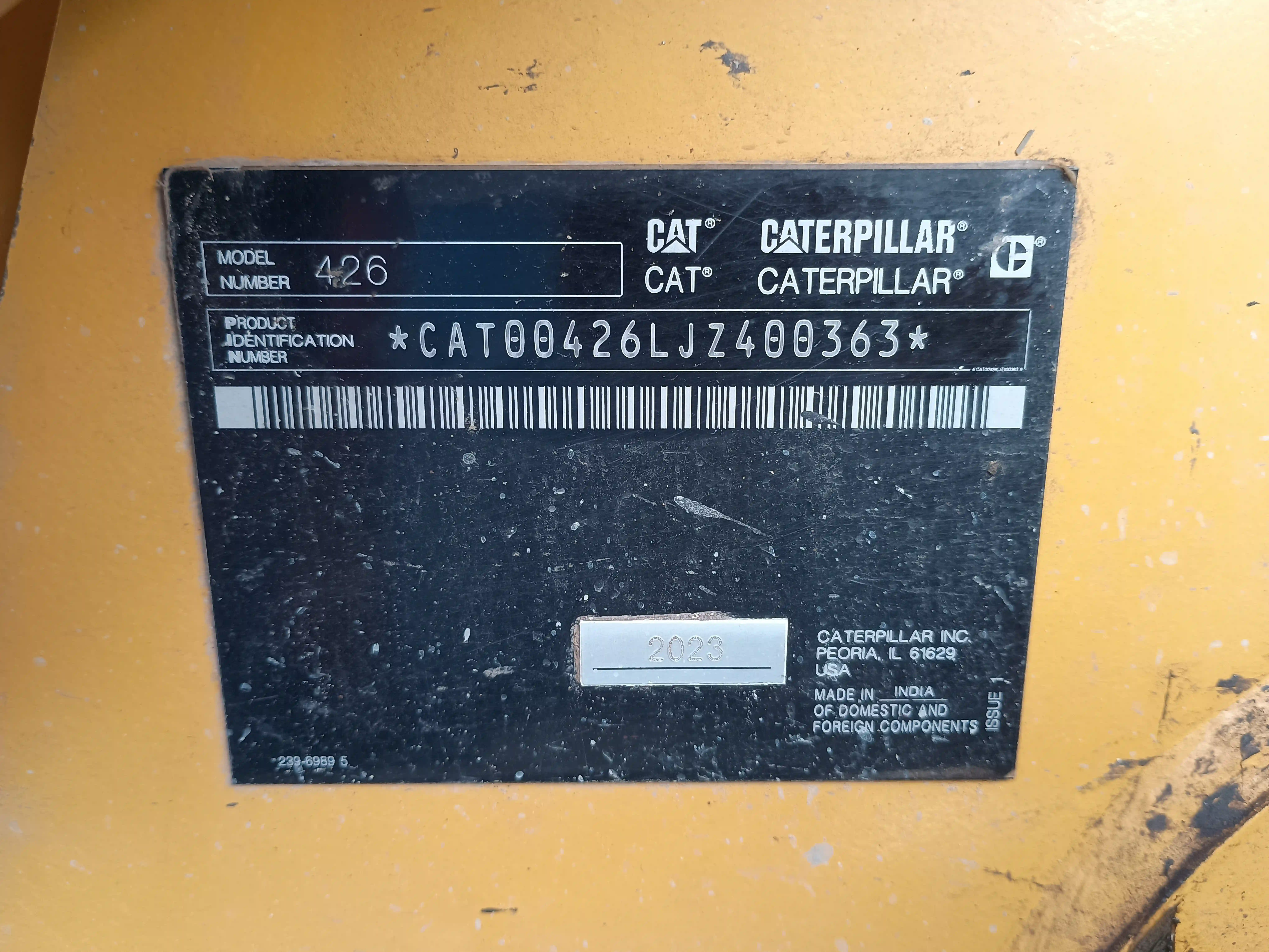 Retroexcavadora usada cat