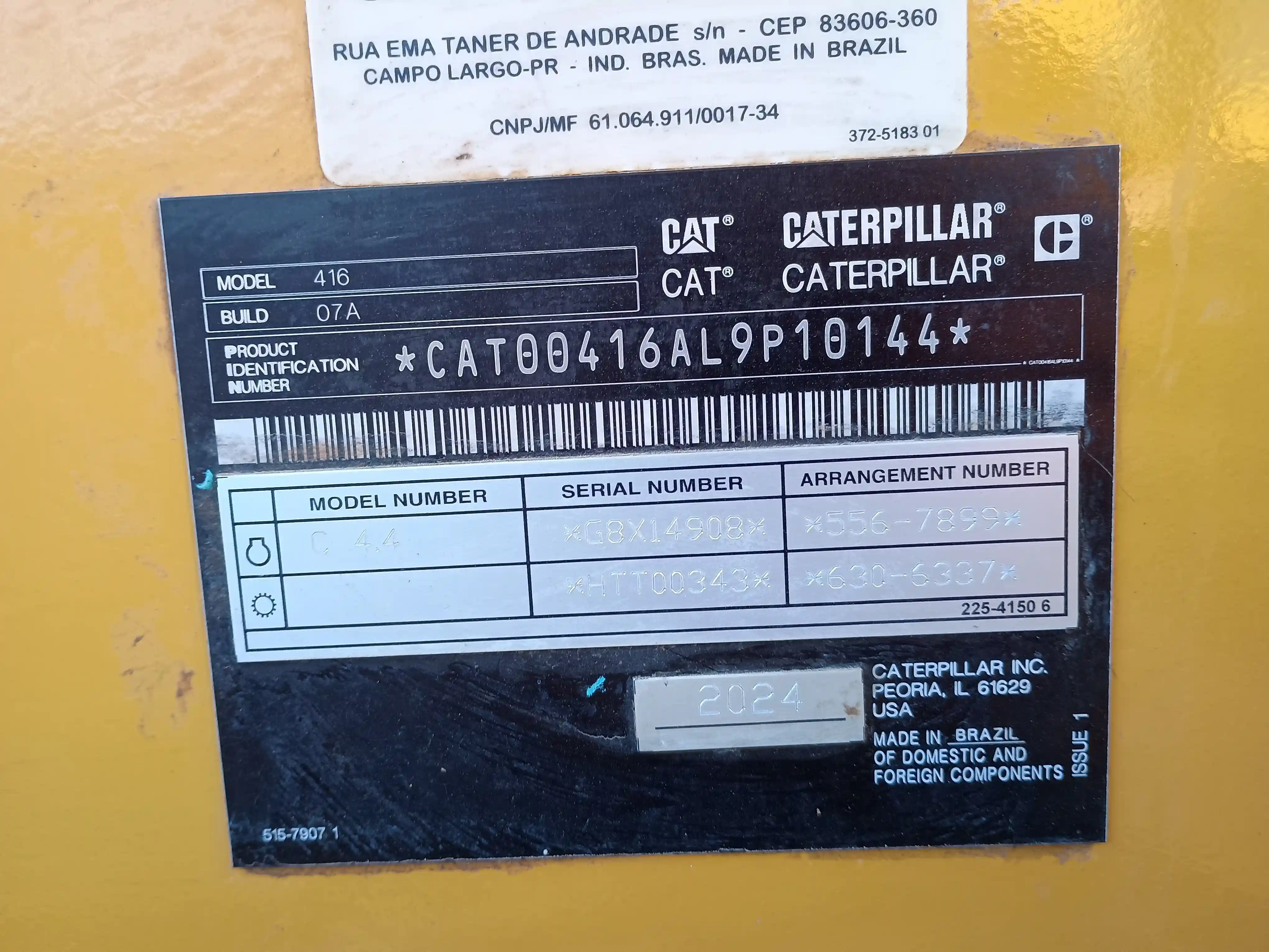 Retroexcavadora usada cat