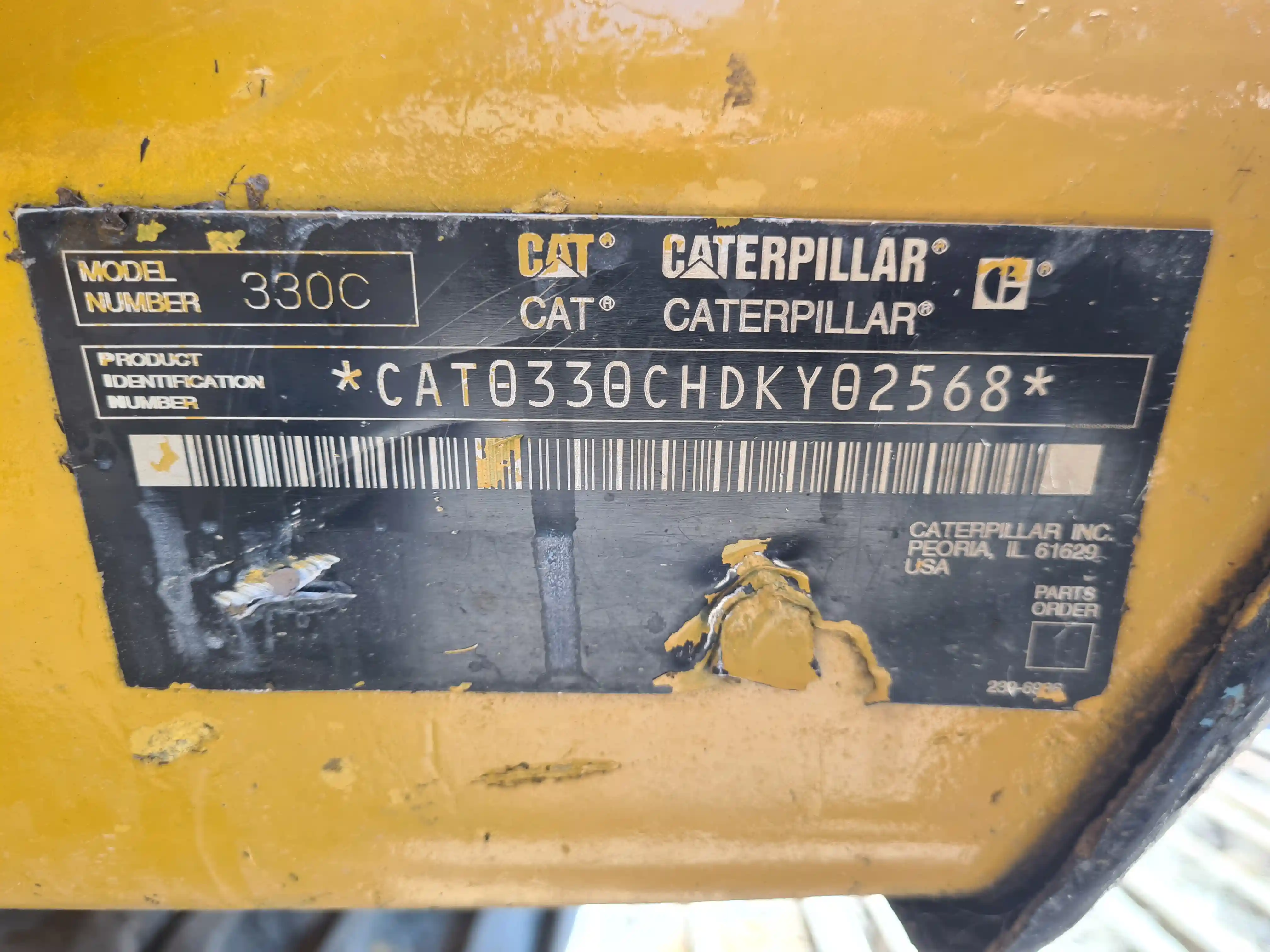 Excavadora usada cat