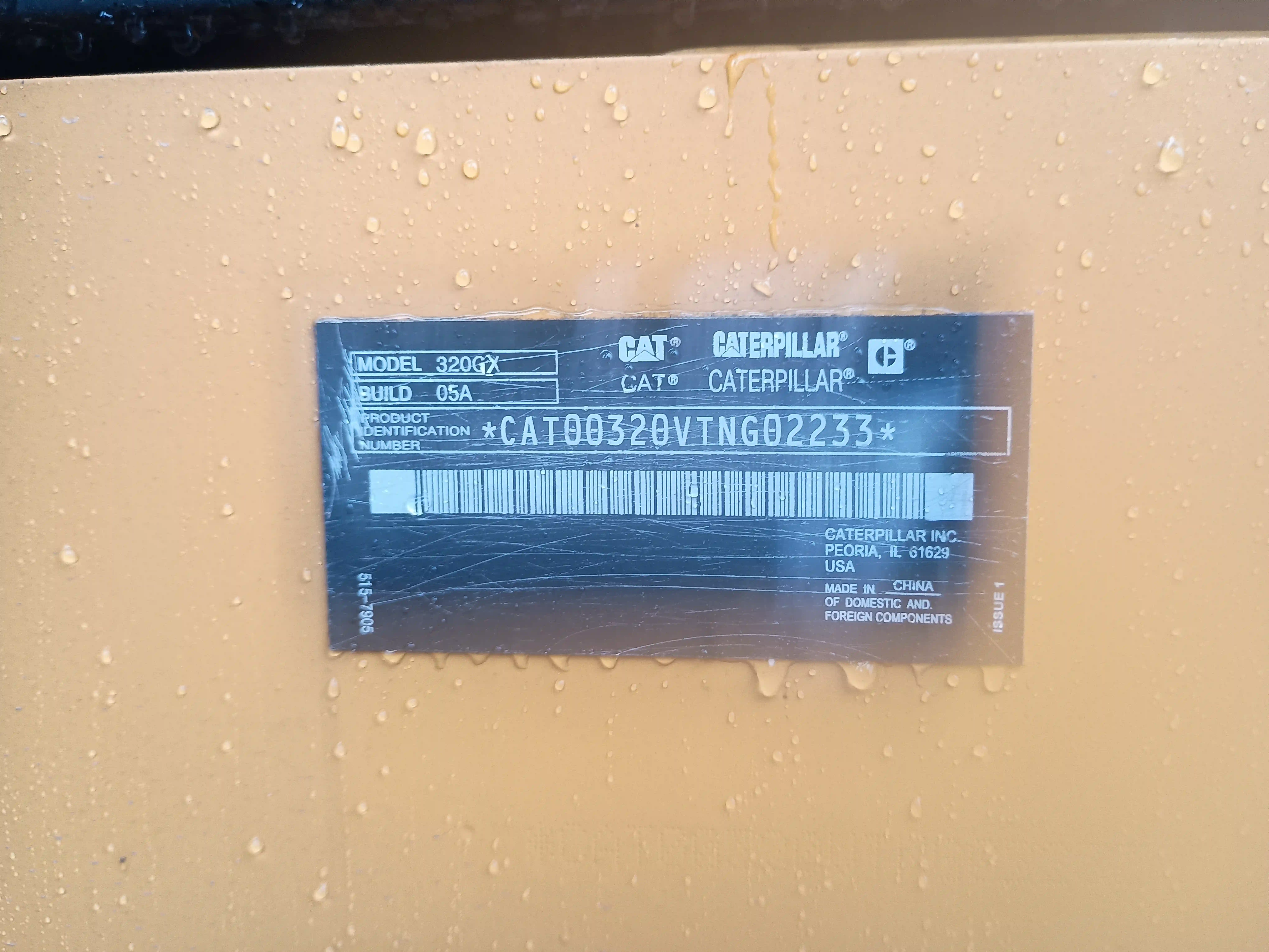 Excavadora usada cat