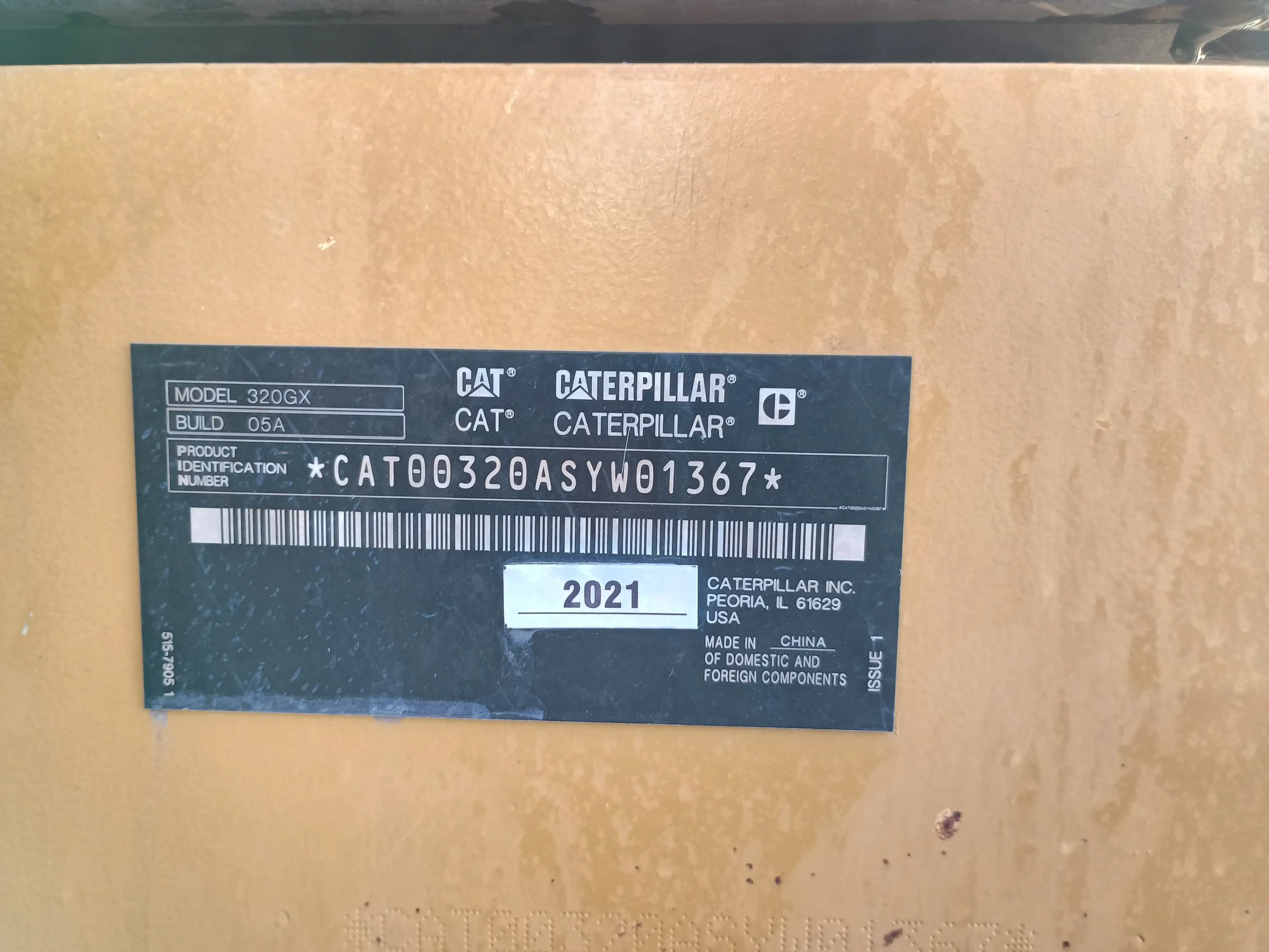 Excavadora usada cat