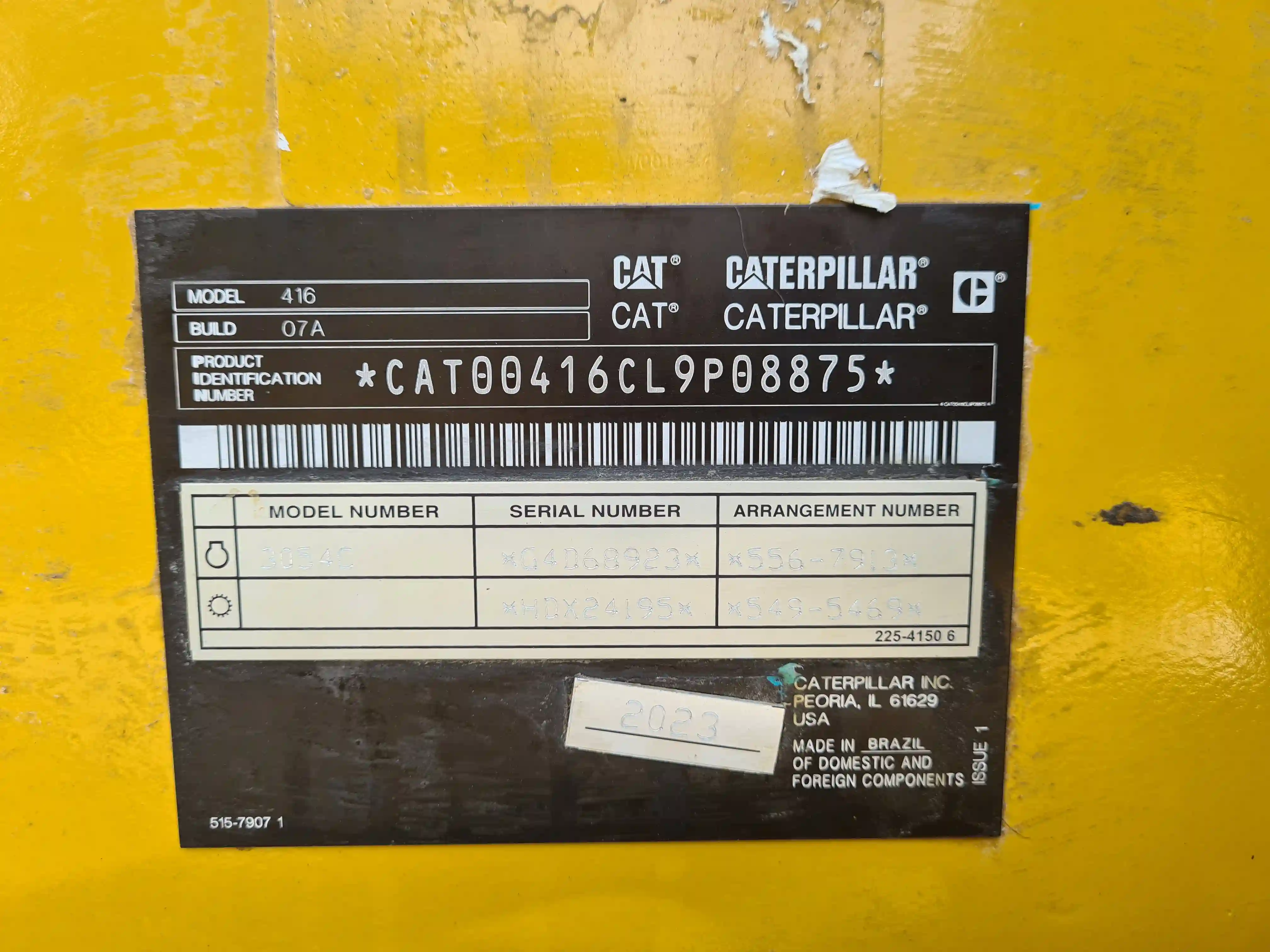 Retroexcavadora usada cat