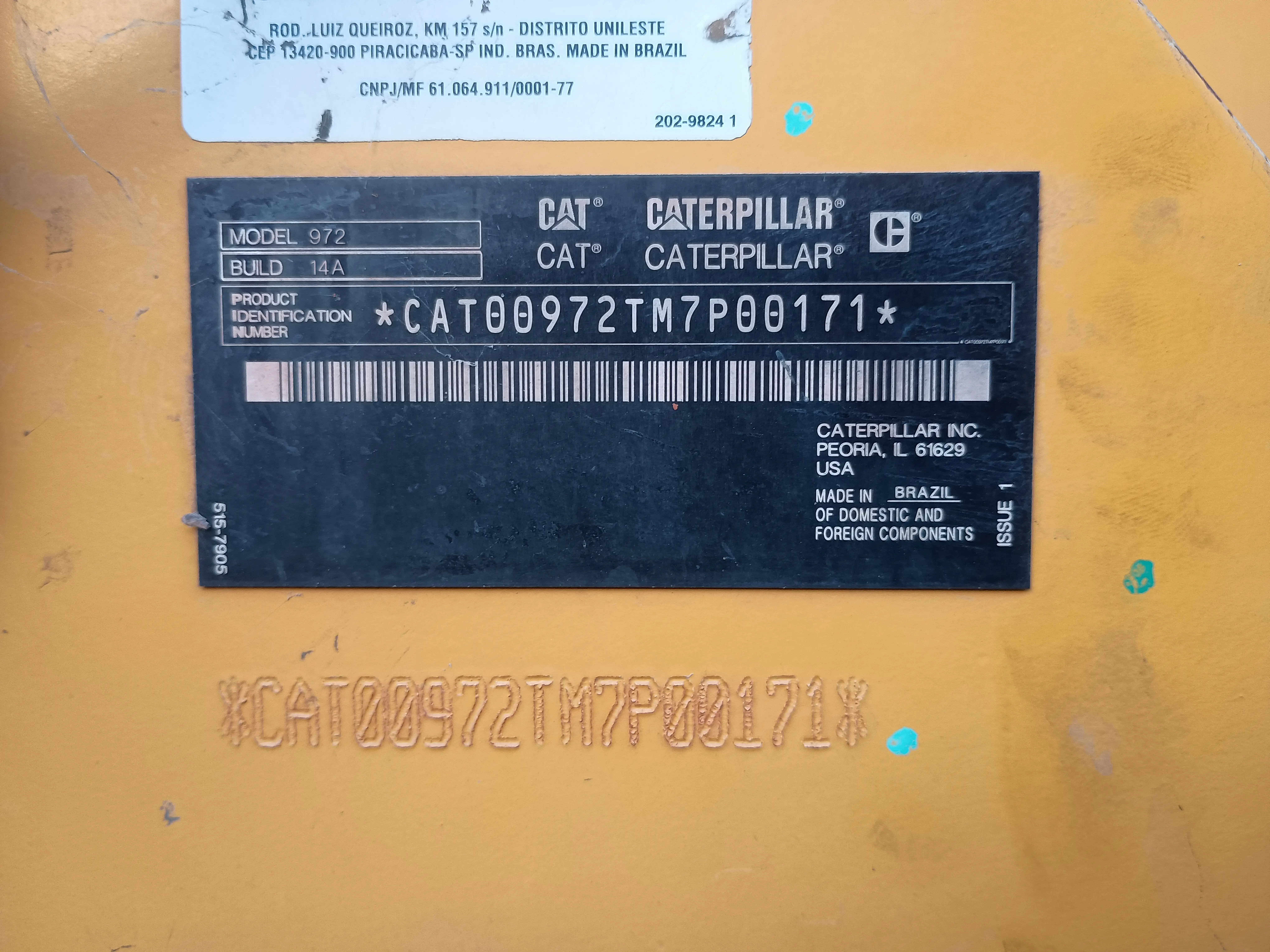 Cargador frontal usado