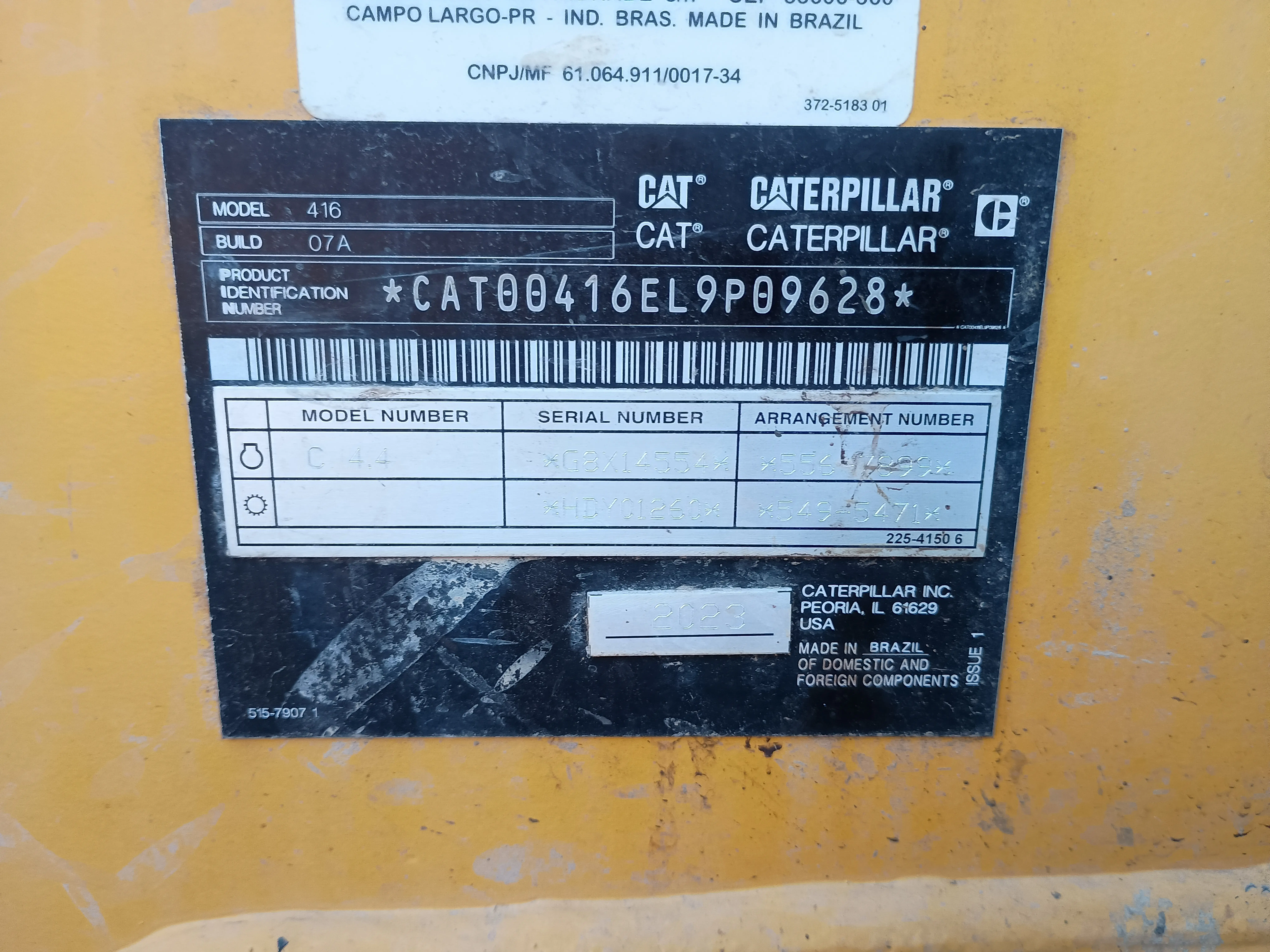 Retroexcavadora usada cat