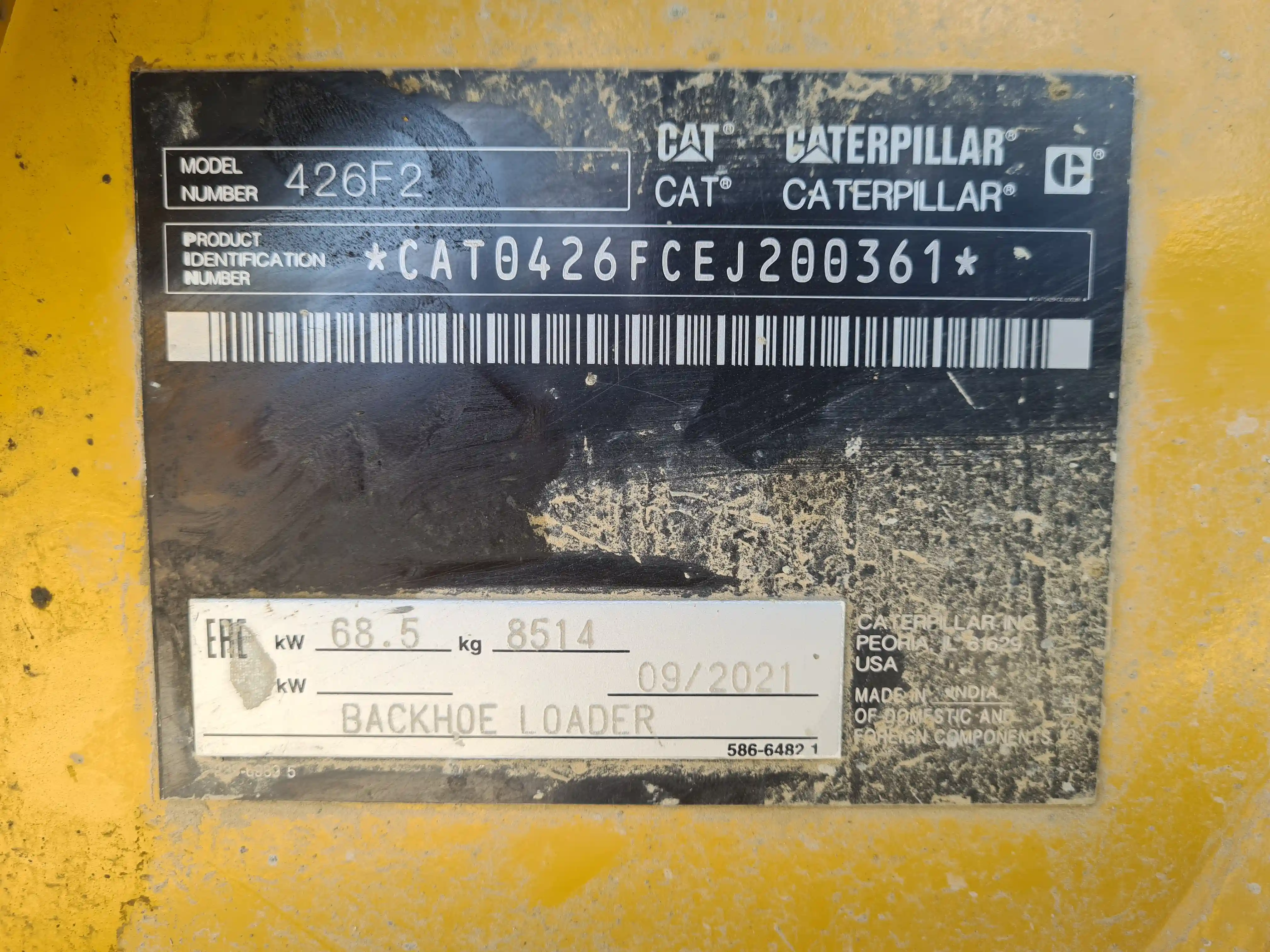 Retroexcavadora usada cat