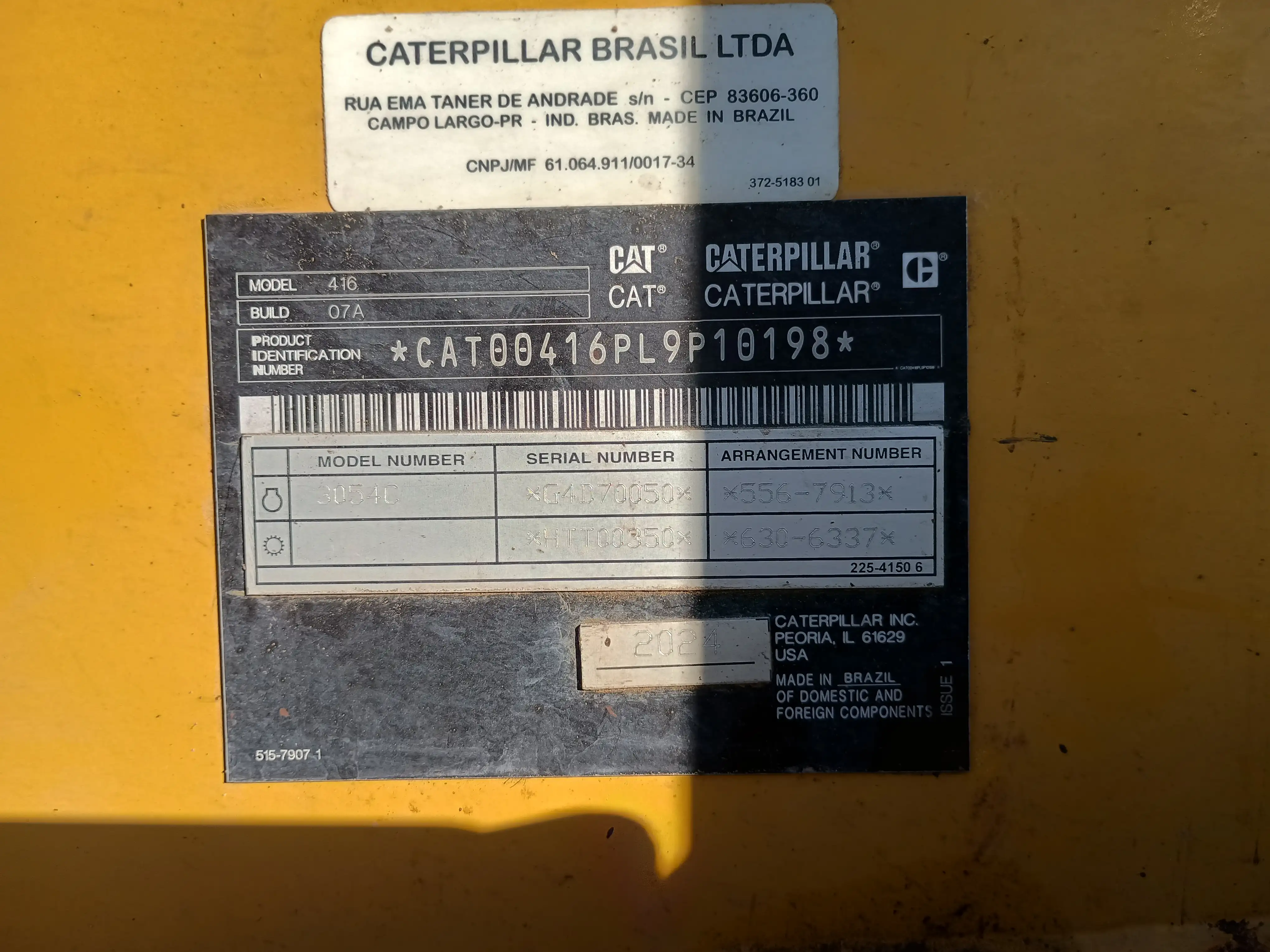 Retroexcavadora usada cat